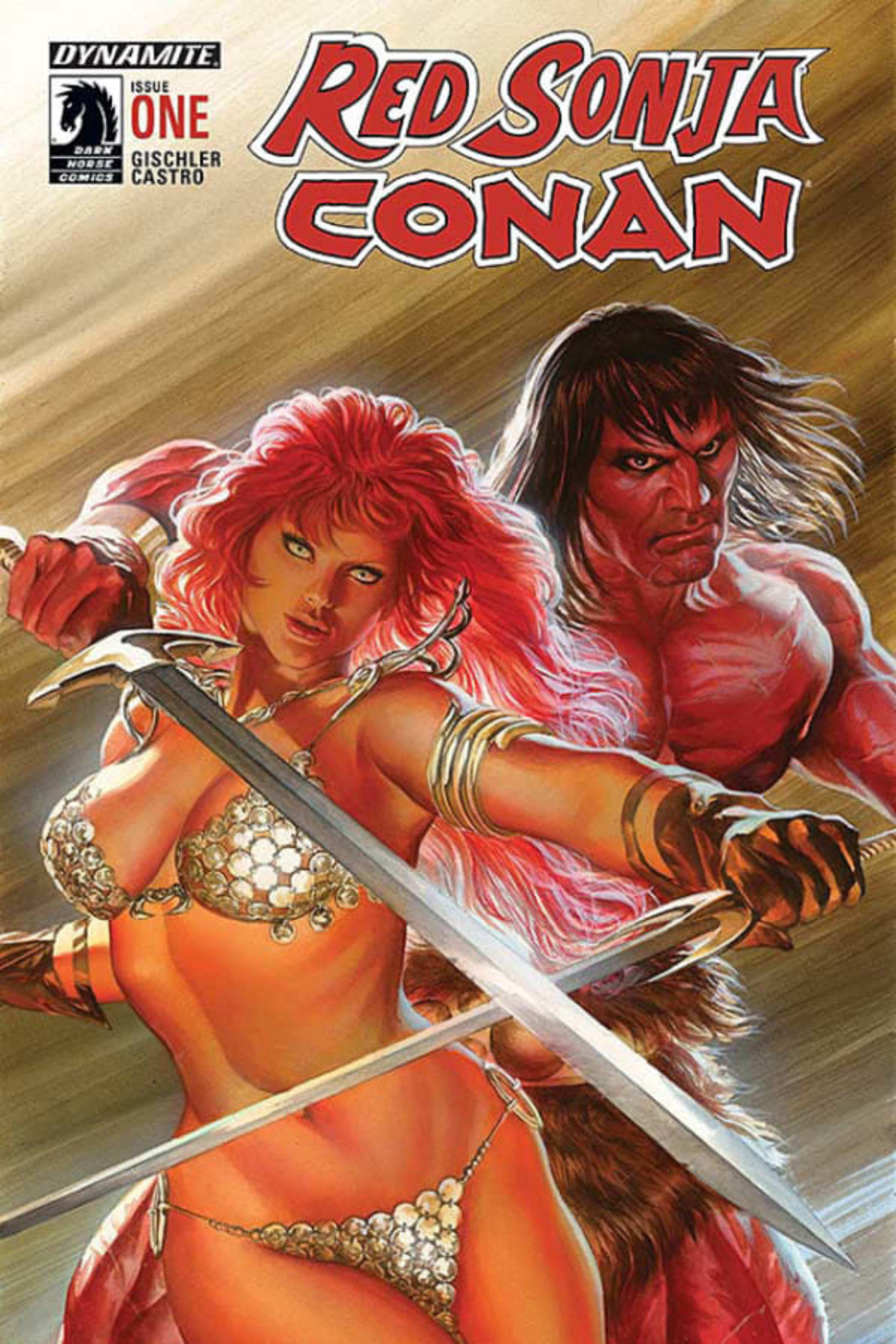 Red Sonja/Conan cover — © Dynamite Entertainment