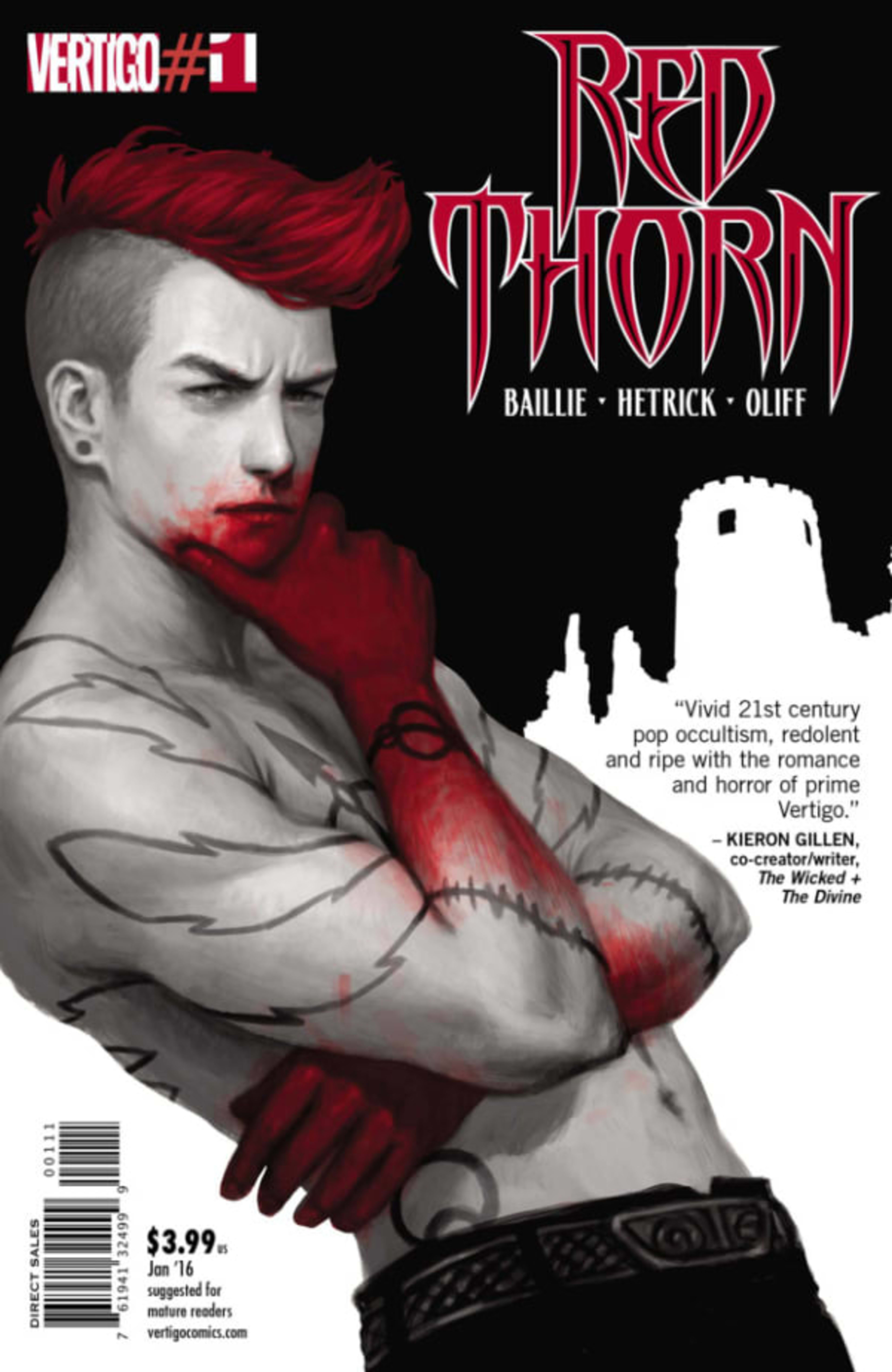 Red Thorn cover — © DC Comics