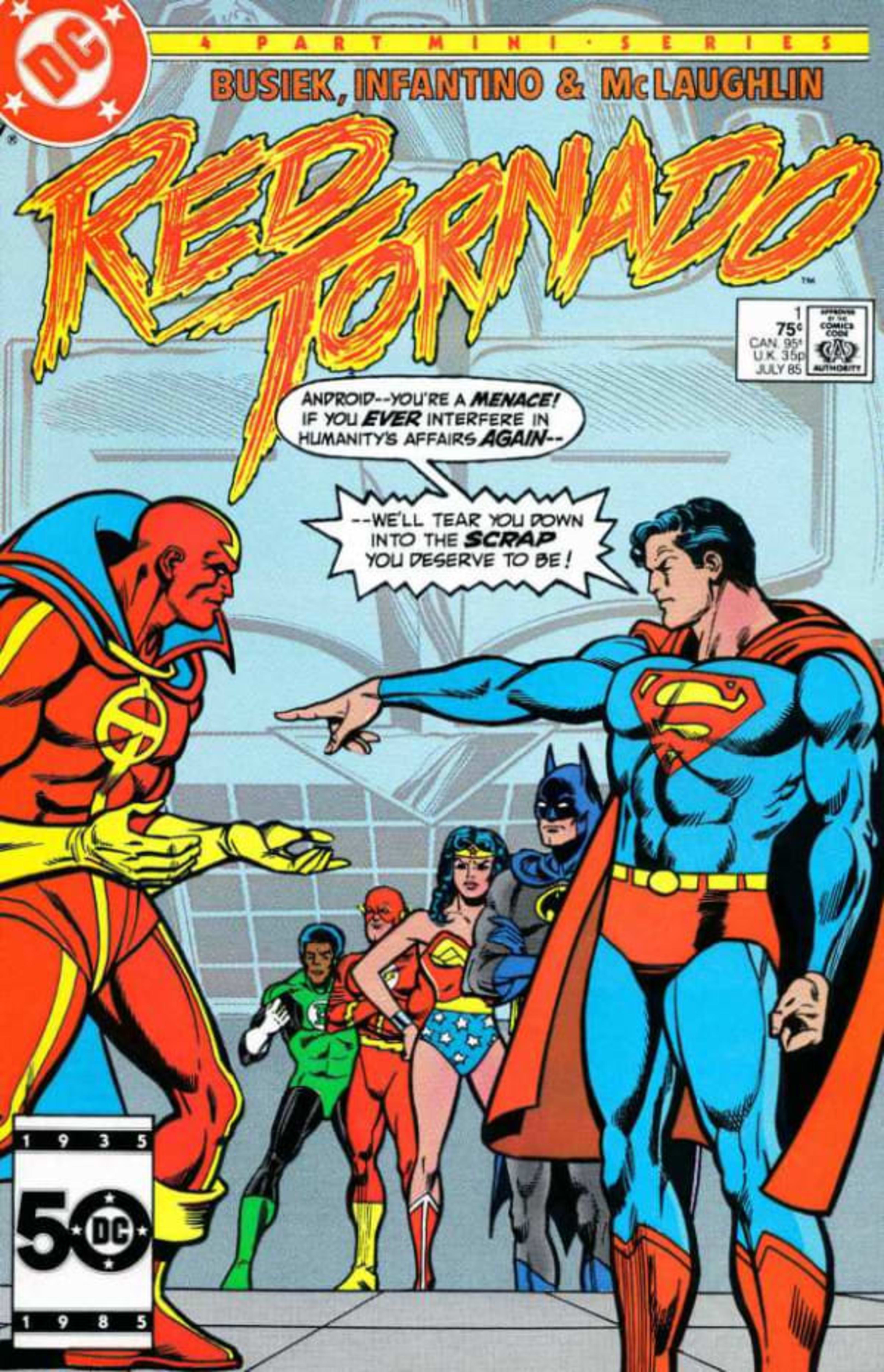 Red Tornado cover — © DC Comics