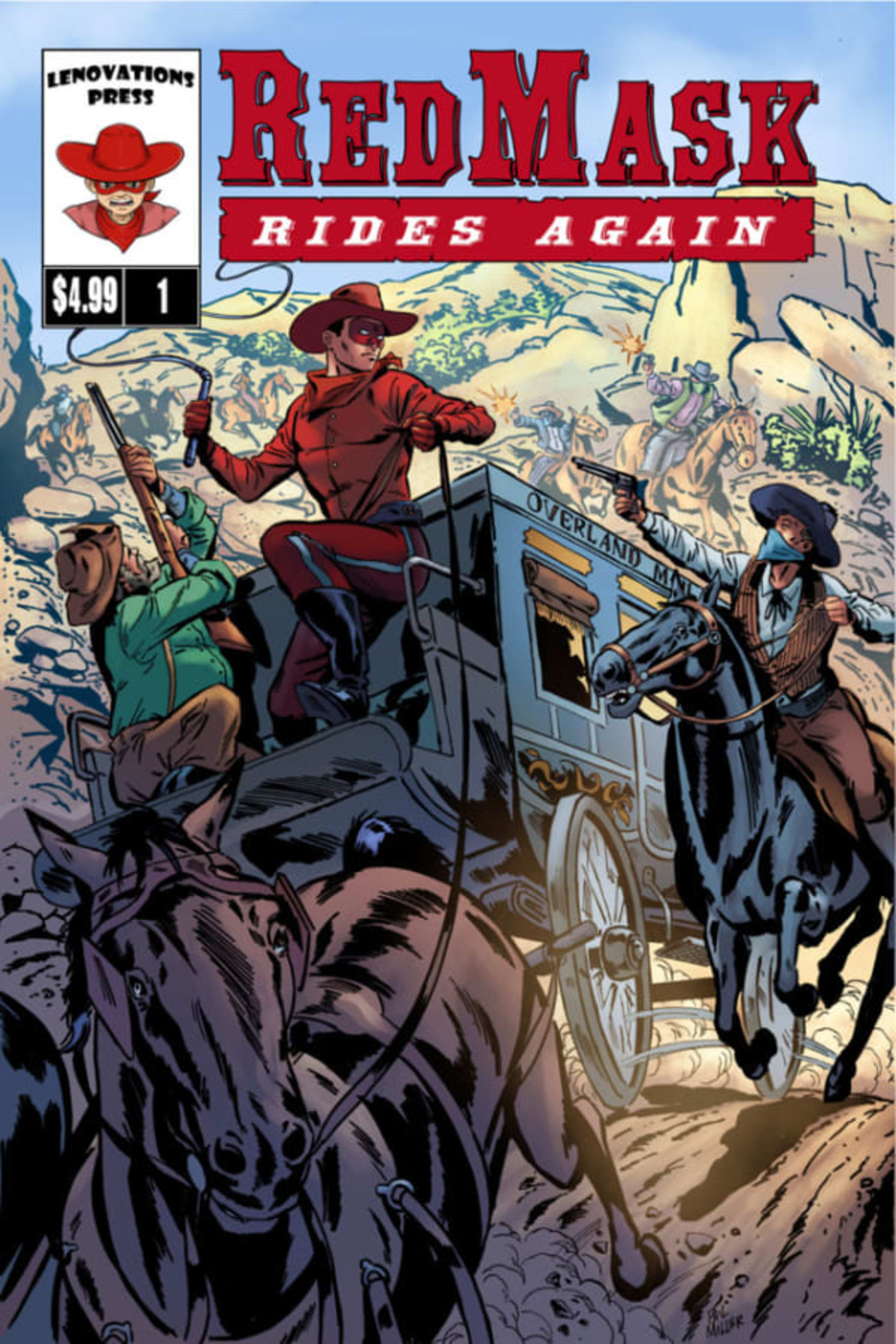 RedMask Rides Again cover — © Lenovations Press