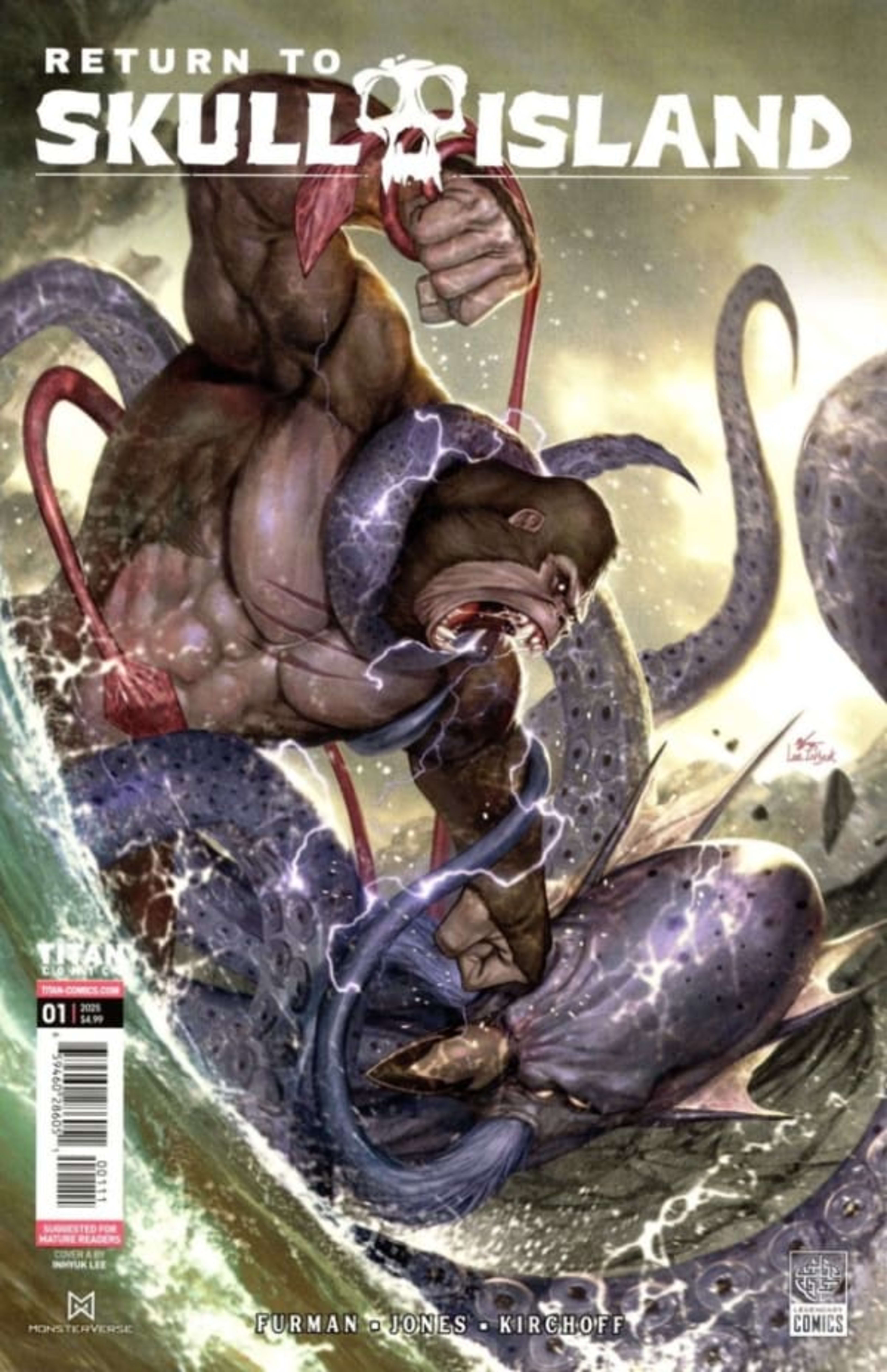 Return to Skull Island cover — © Titan Comics