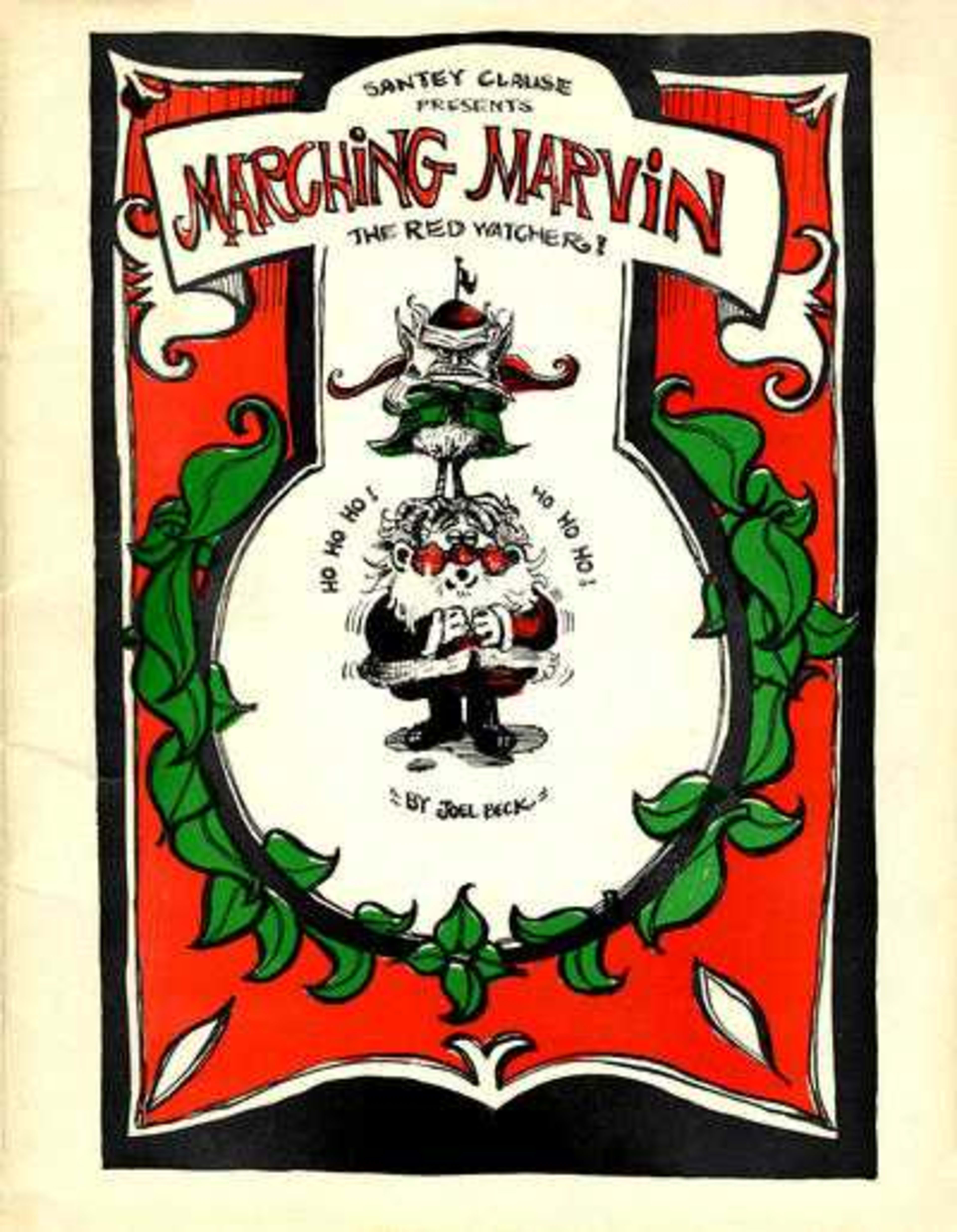 Santey Clause Presents Marching Marvin the Red Watcher cover — © Sunbury Productions