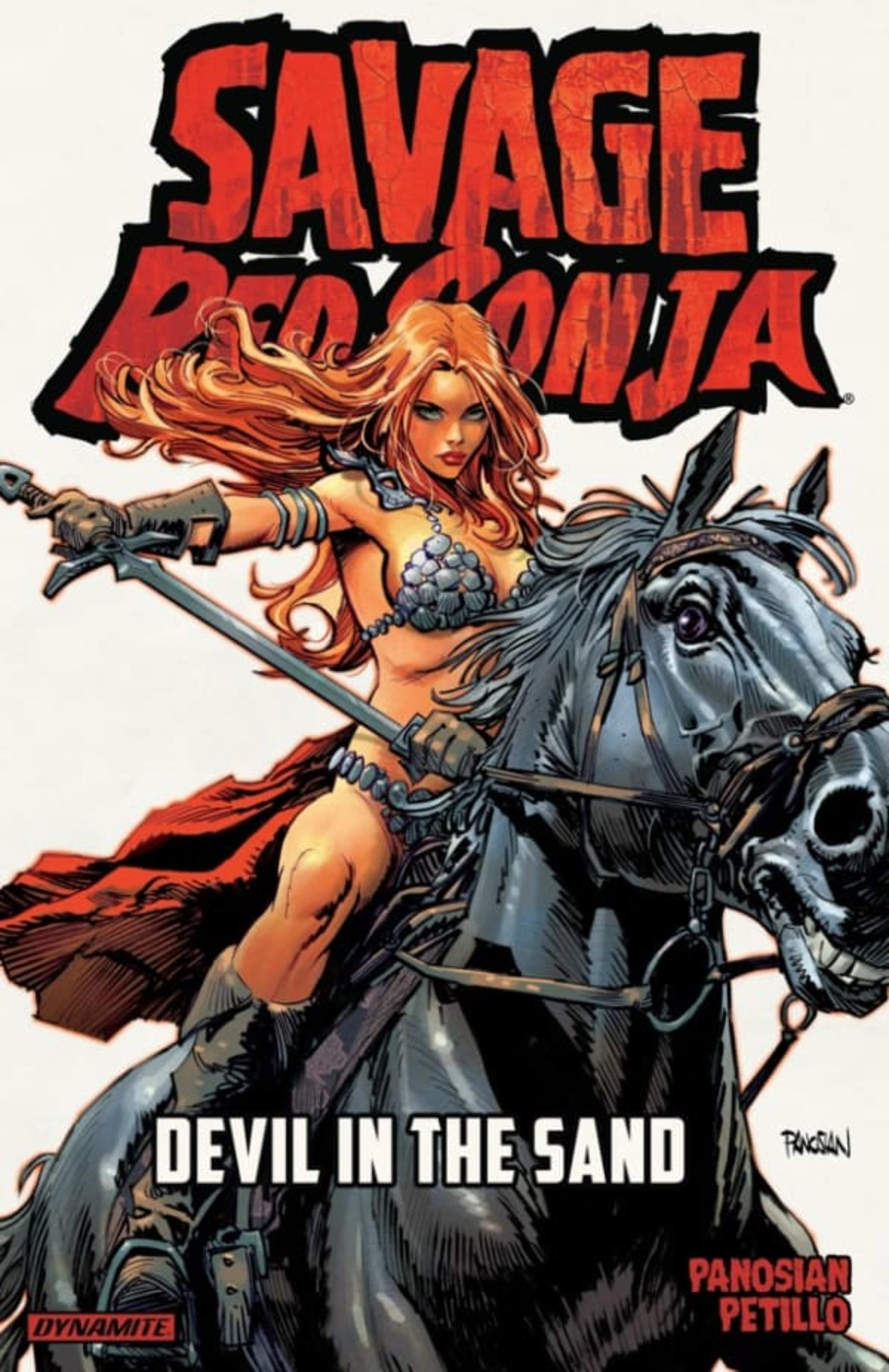 Savage Red Sonja: Devil in the Sand cover — © Dynamite Entertainment
