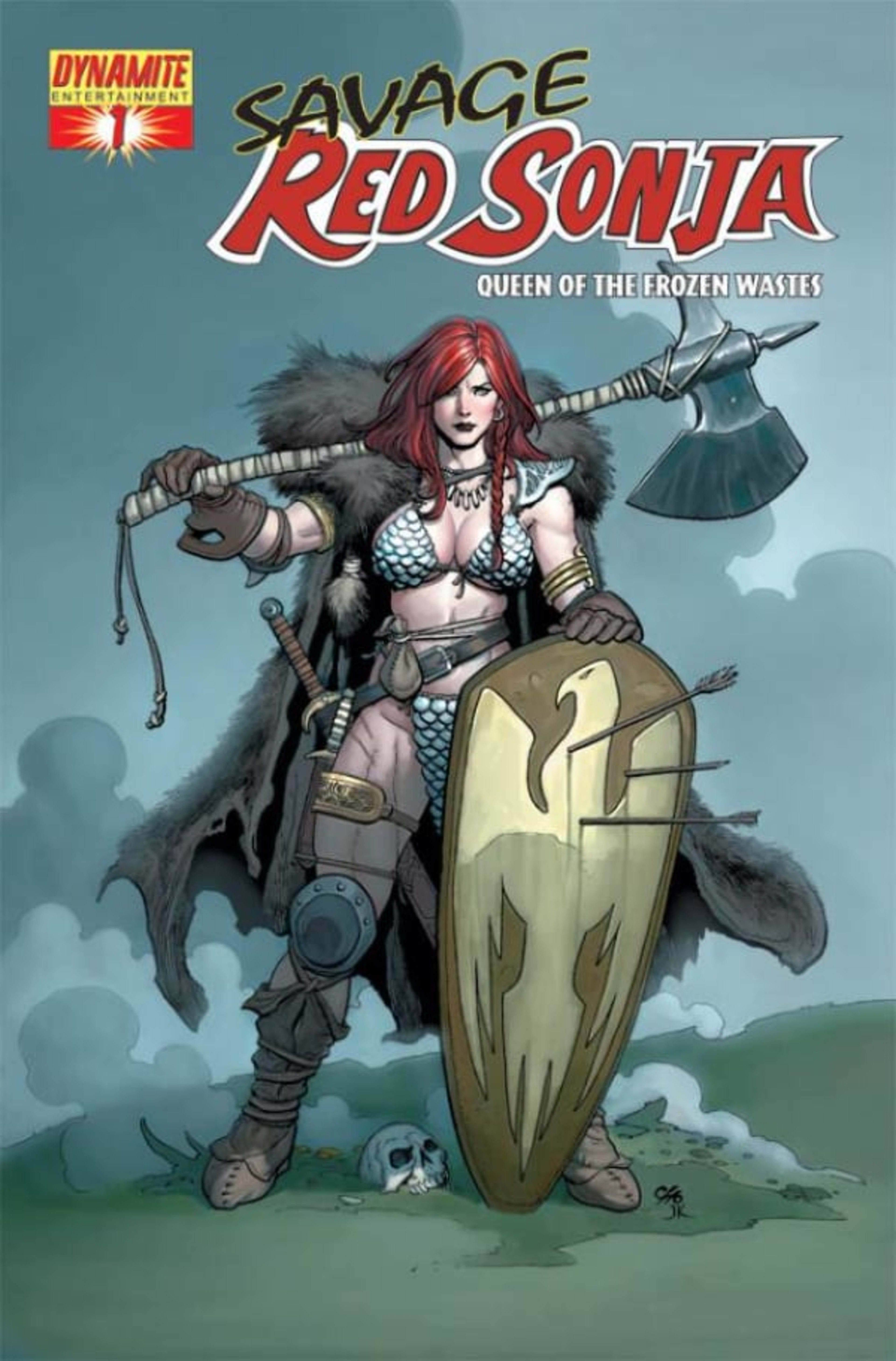 Savage Red Sonja: Queen of the Frozen Wastes cover — © Dynamite Entertainment