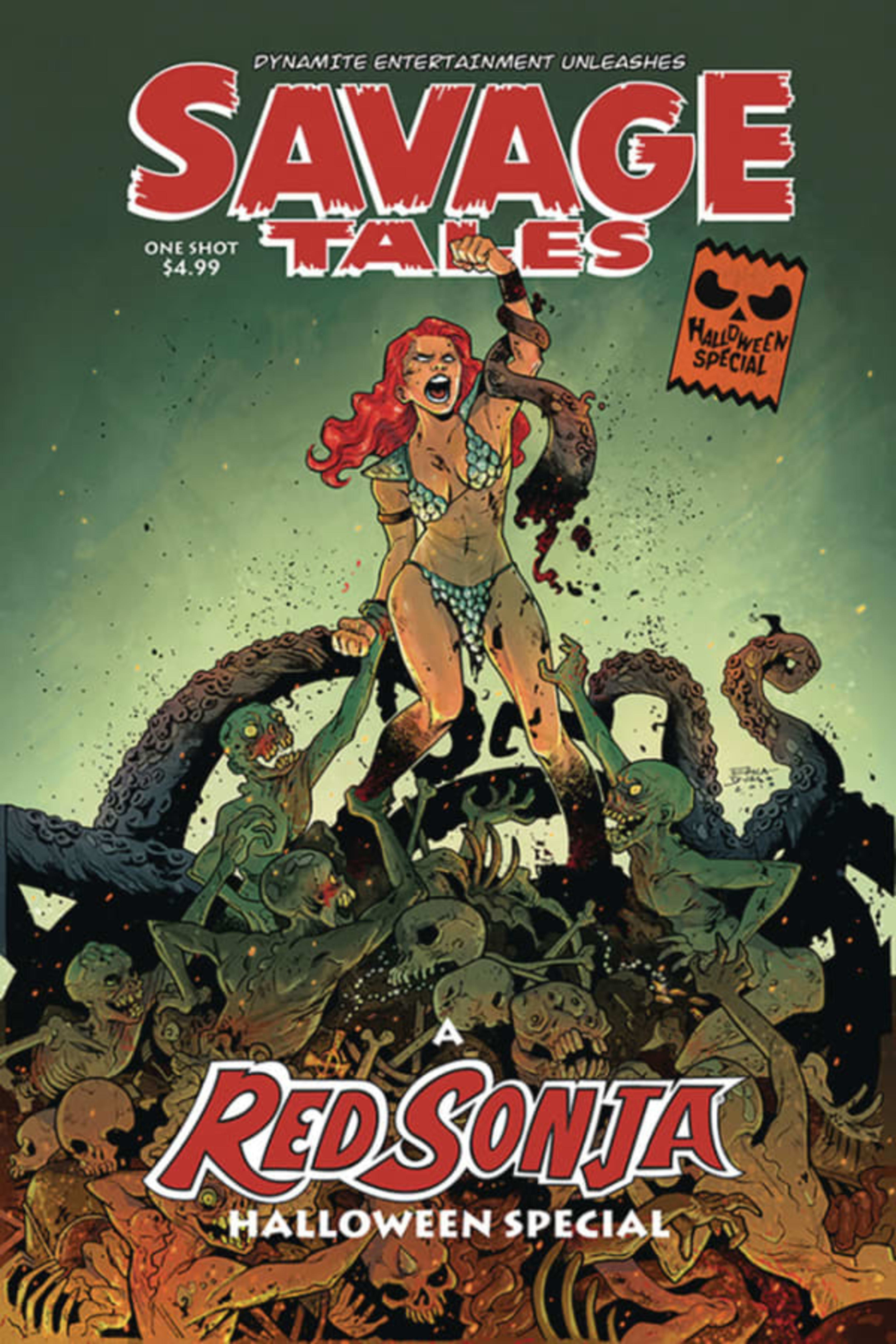 Savage Tales Red Sonja cover — © Dynamite Entertainment