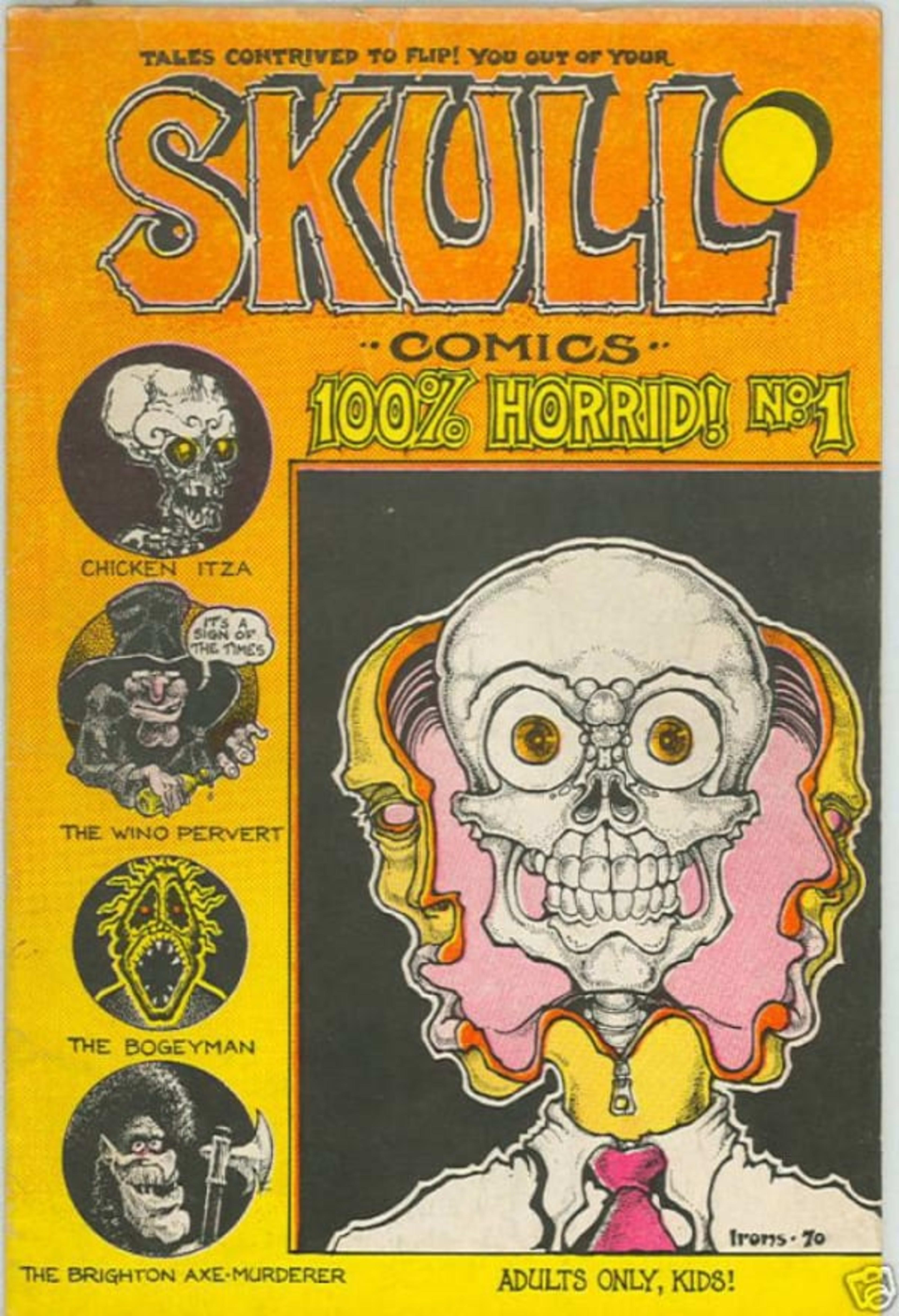 Skull Comics cover — © Last Gasp