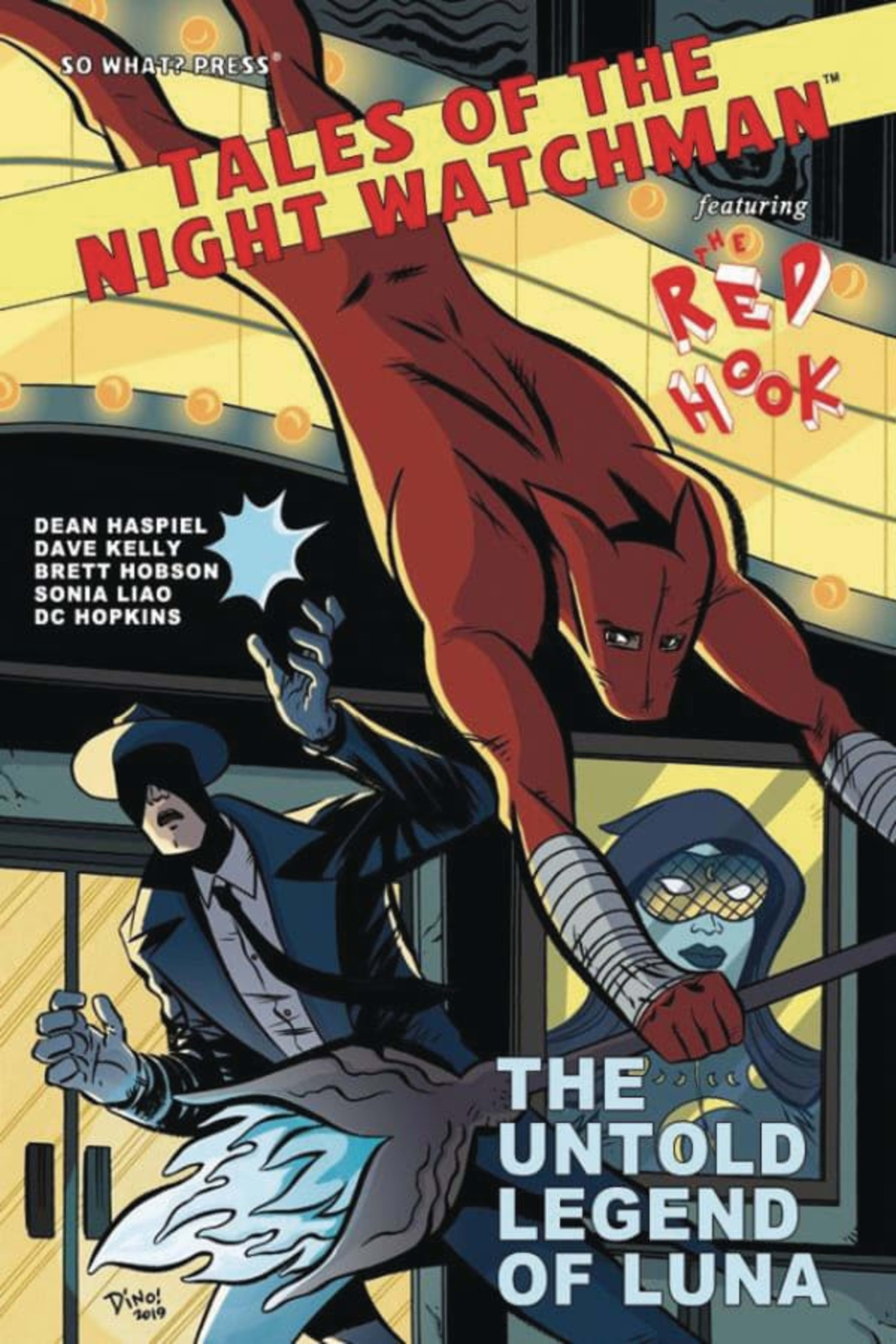 Tales of the Night Watchman featuring Red Hook: The Untold Legend of Luna cover — © So What? Press