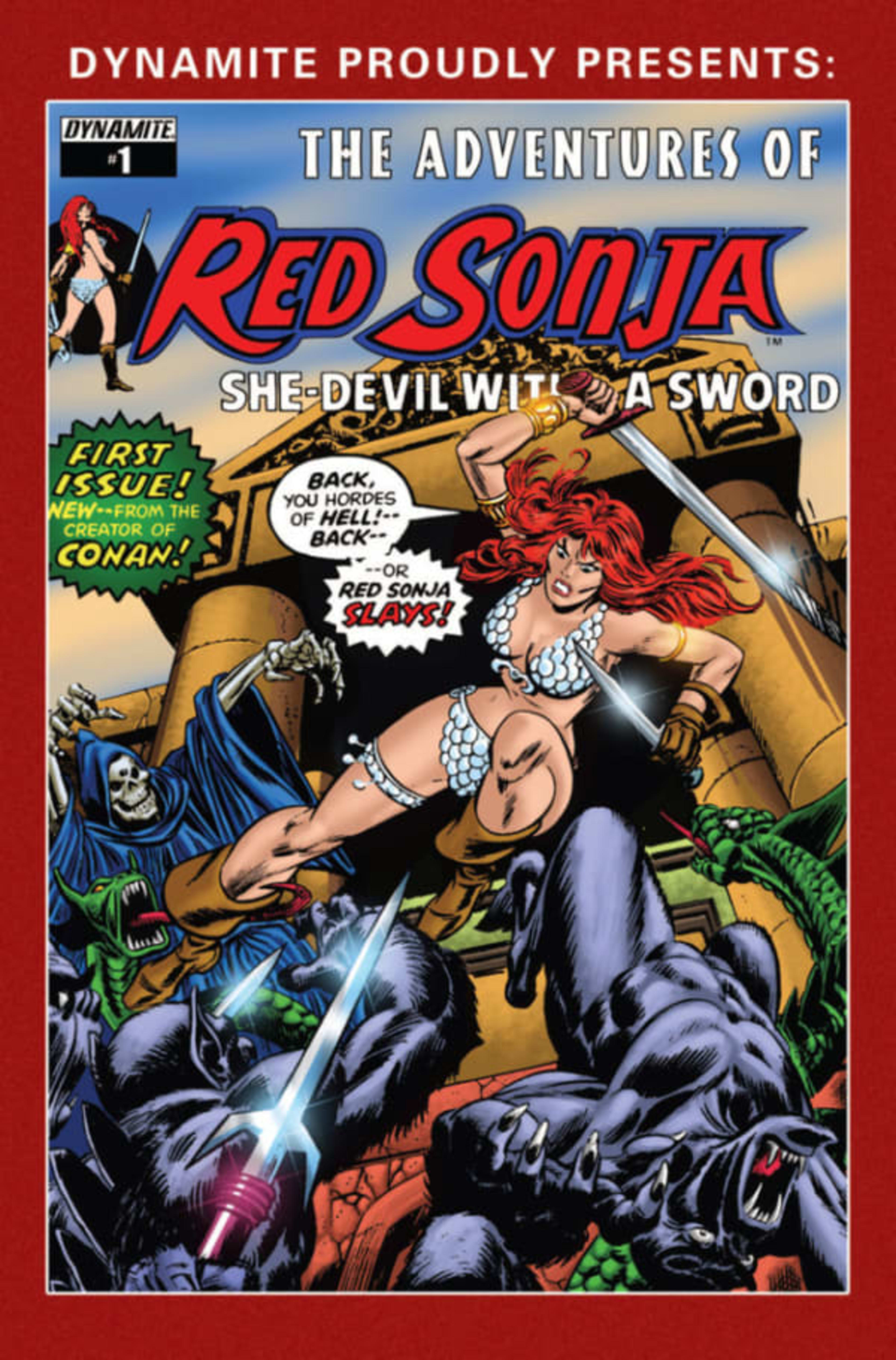 The Adventures of Red Sonja cover — © Dynamite Entertainment