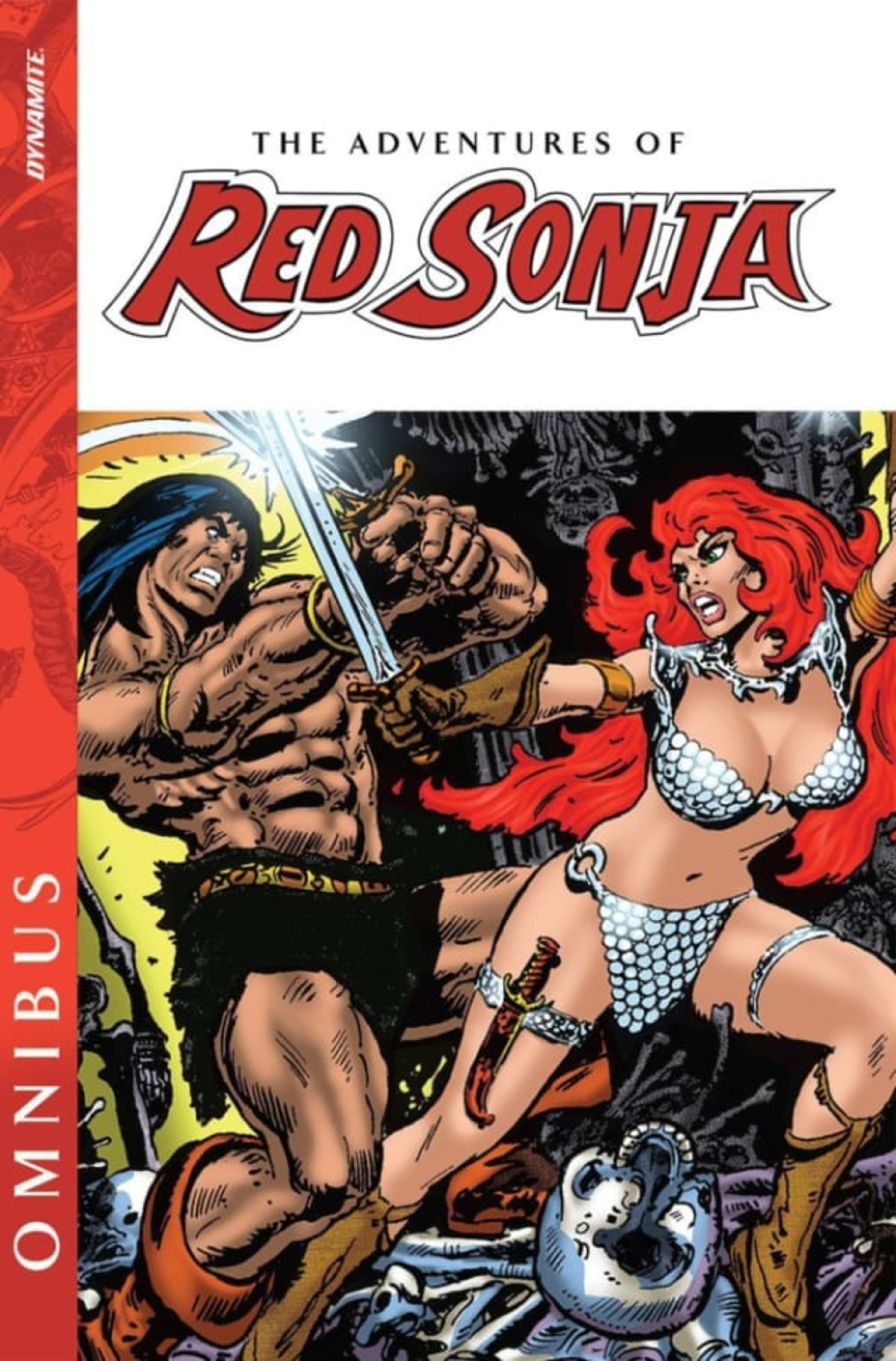 The Adventures of Red Sonja Omnibus cover — © Dynamite Entertainment