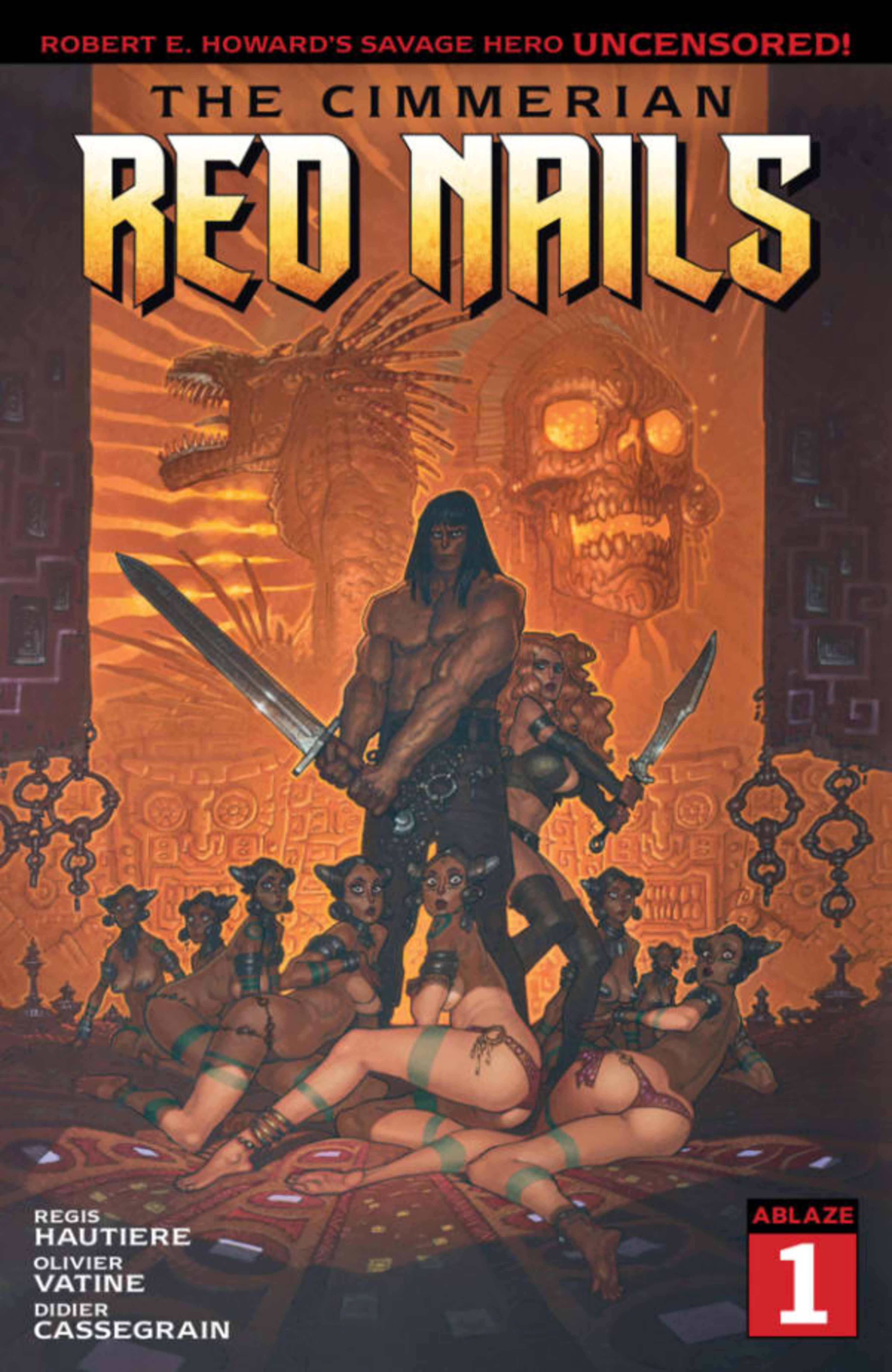 The Cimmerian: Red Nails cover — © Ablaze
