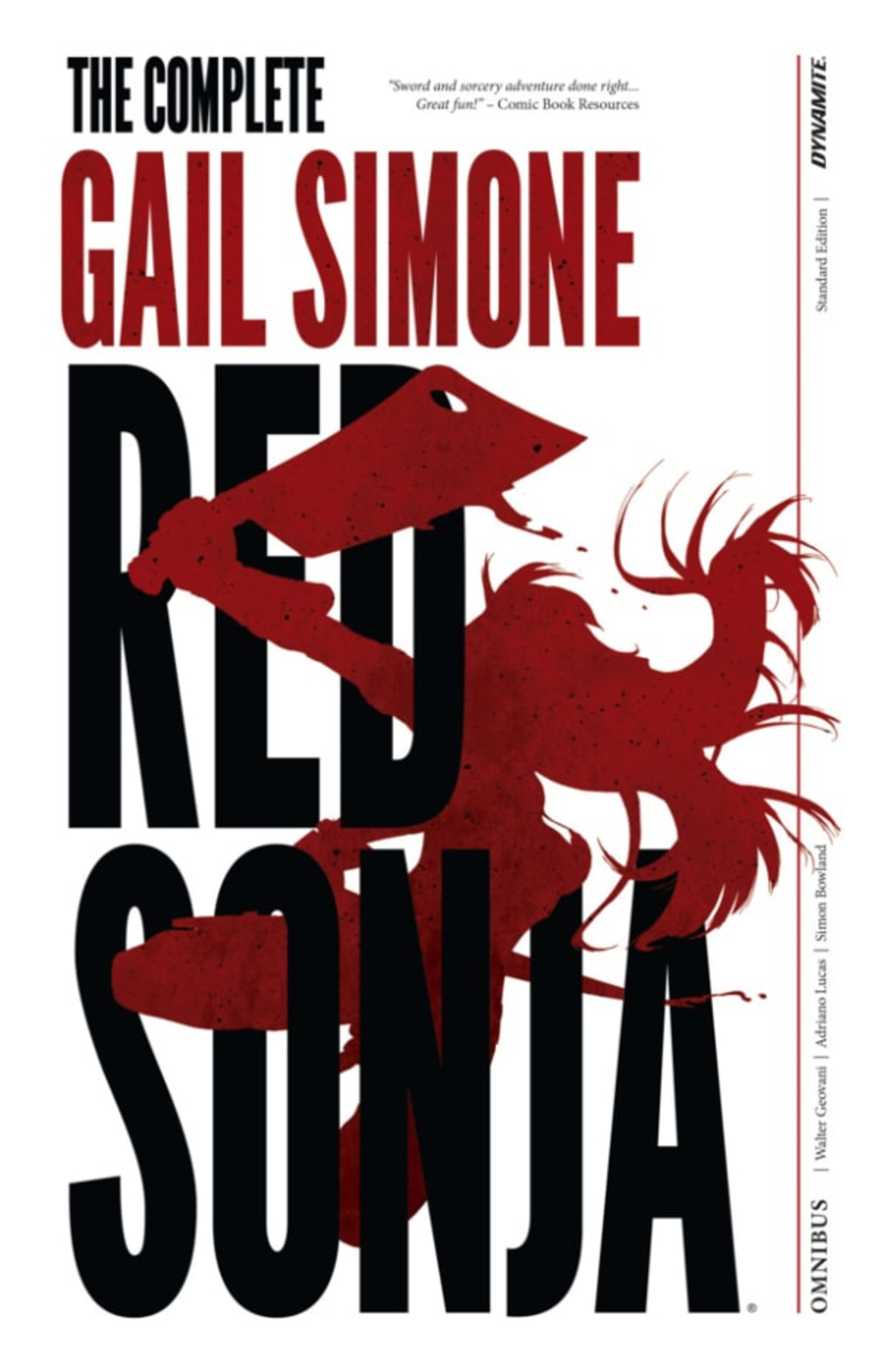 The Complete Gail Simone Red Sonja Omnibus cover — © Dynamite Entertainment