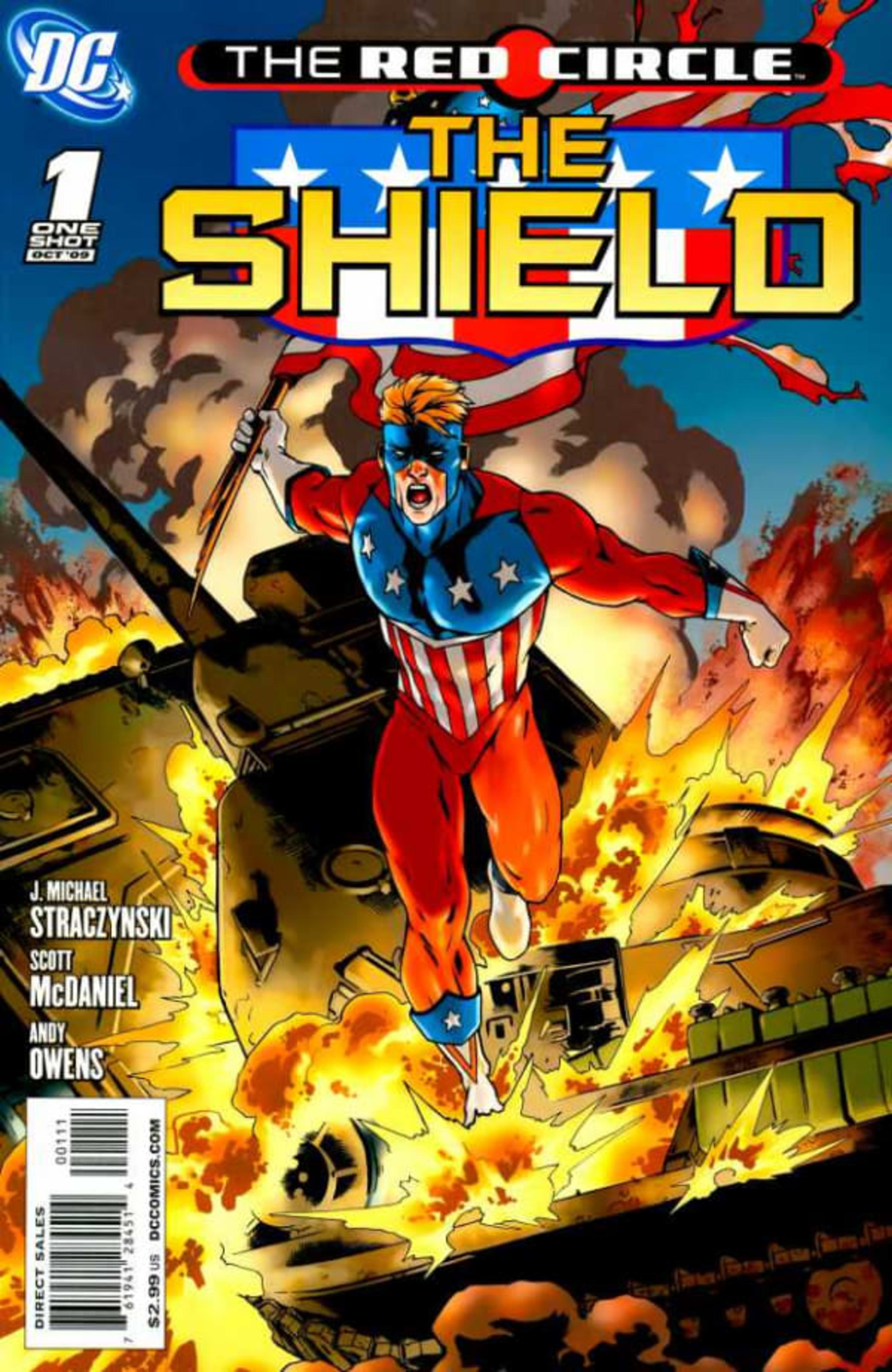 The Red Circle: The Shield cover — © DC Comics