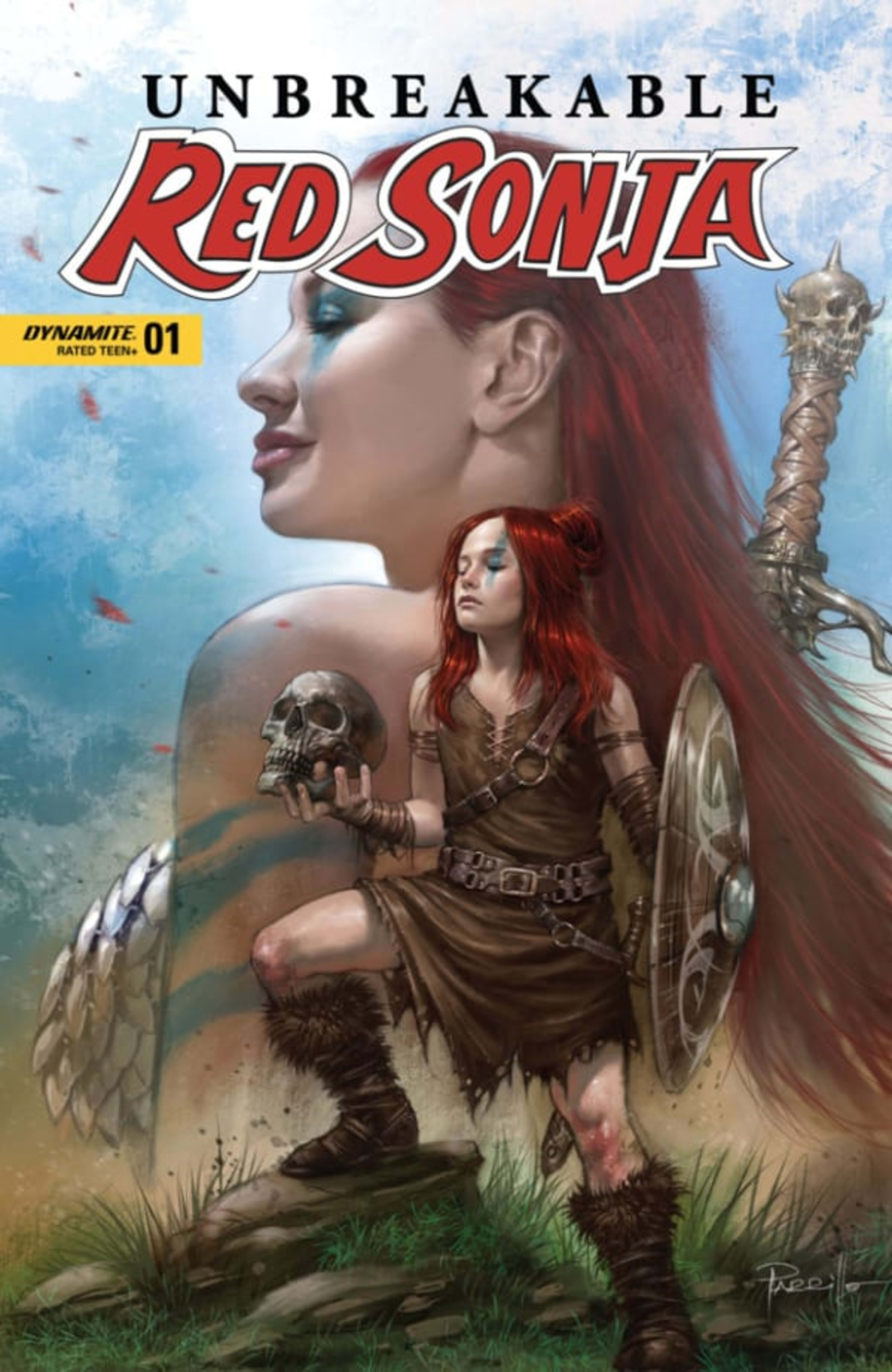 Unbreakable Red Sonja cover — © Dynamite Entertainment