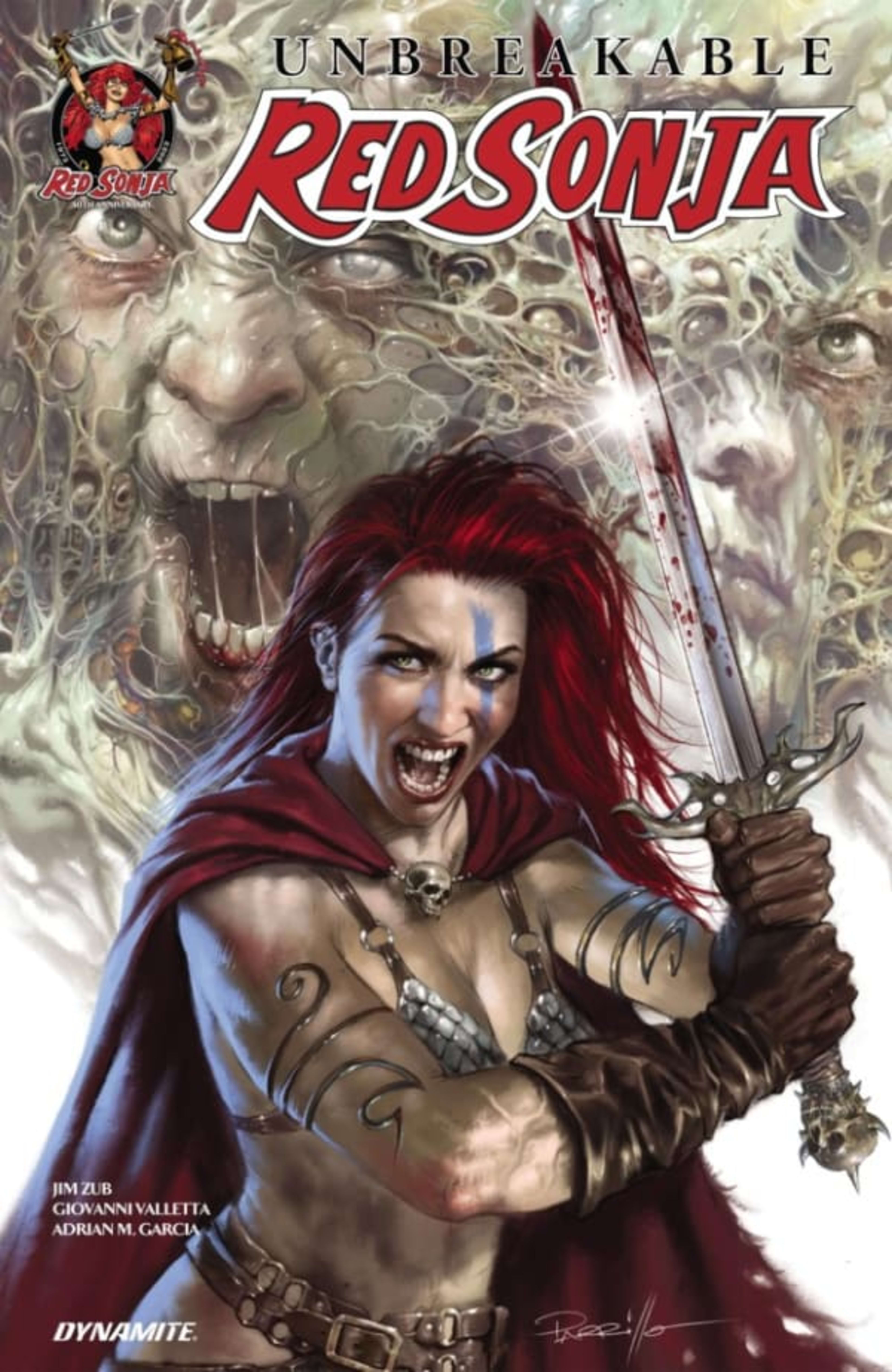 Unbreakable Red Sonja cover — © Dynamite Entertainment