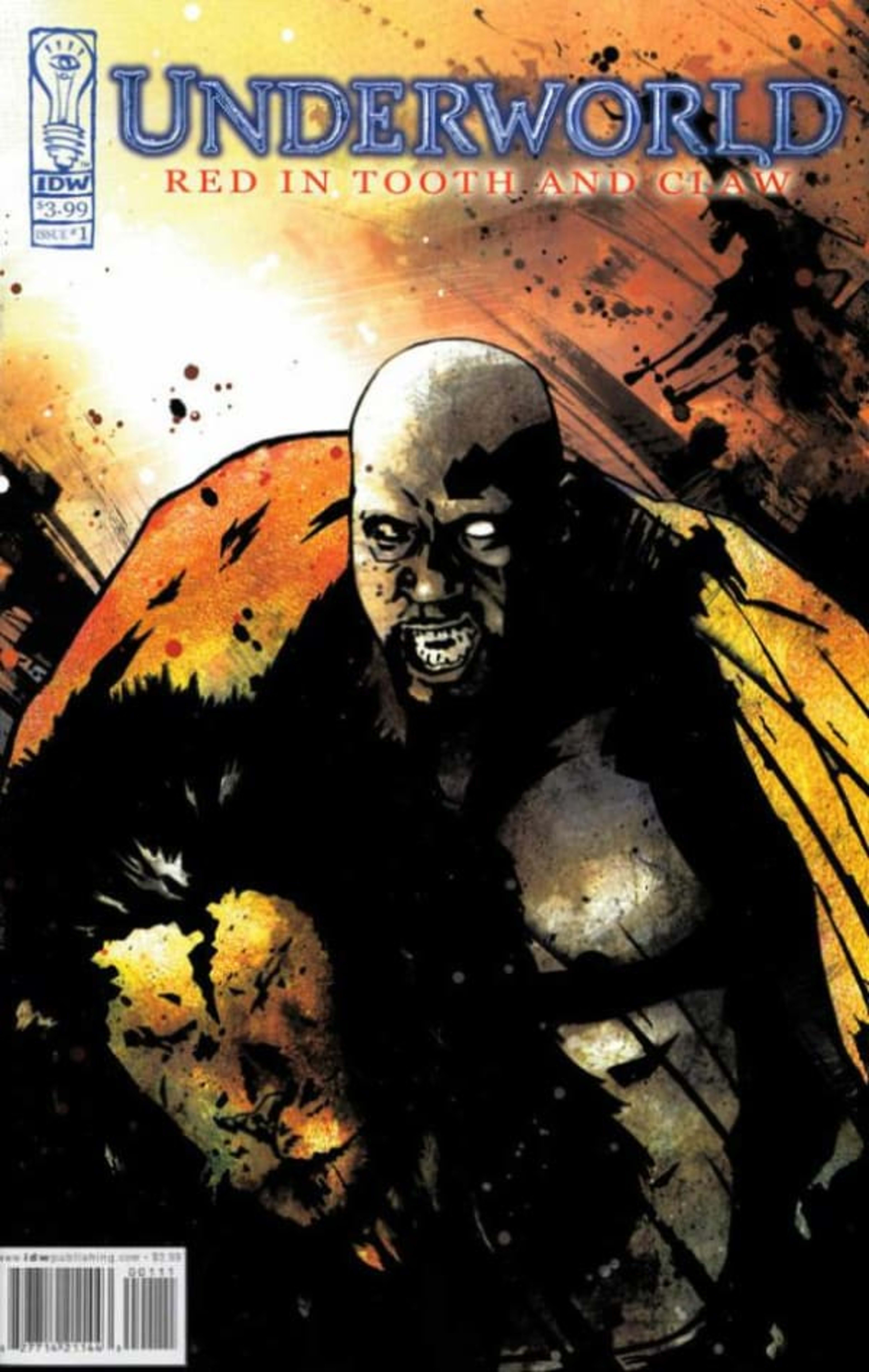 Underworld: Red in Tooth and Claw cover — © IDW Publishing