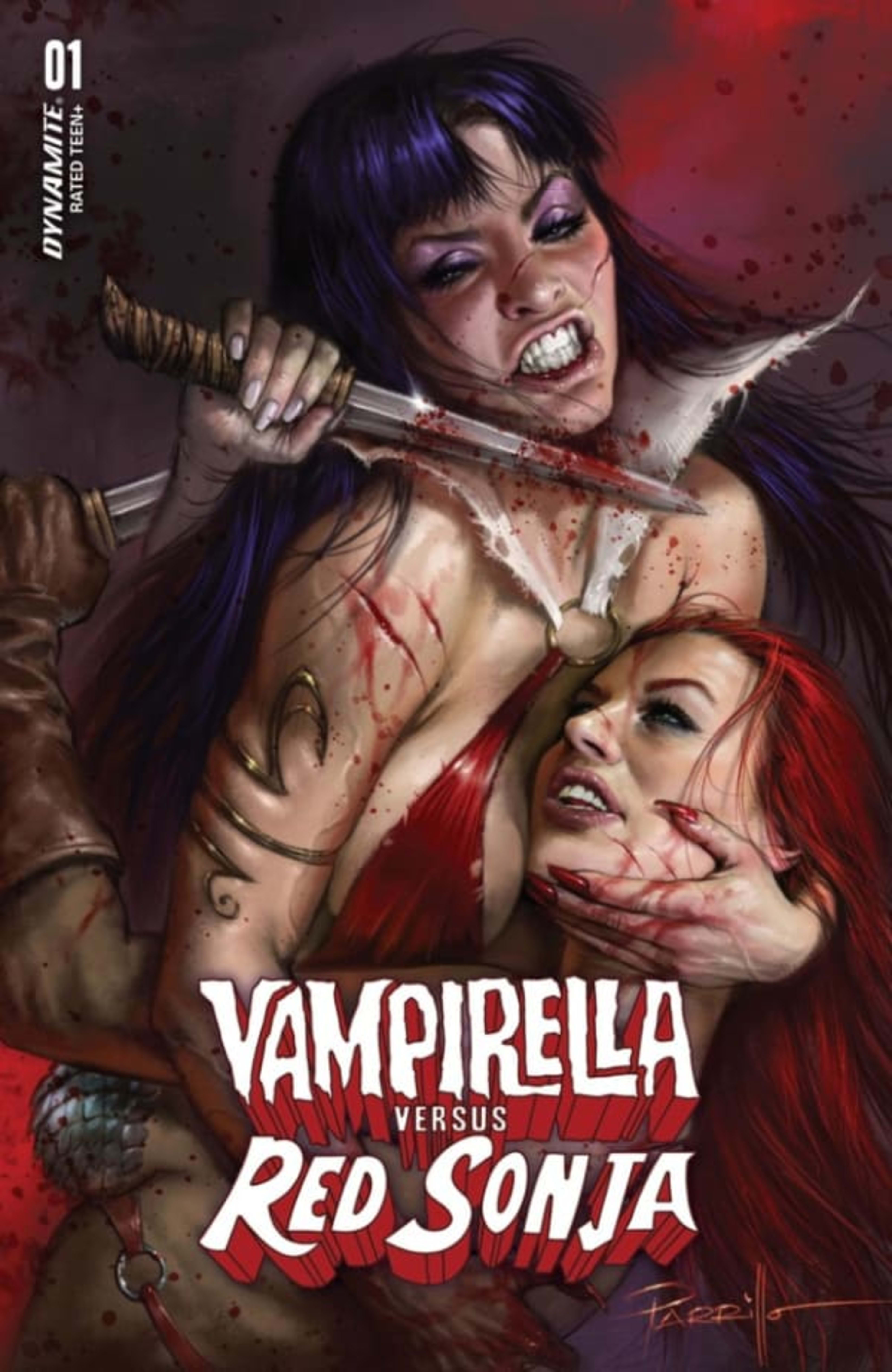 Vampirella versus Red Sonja cover — © Dynamite Entertainment