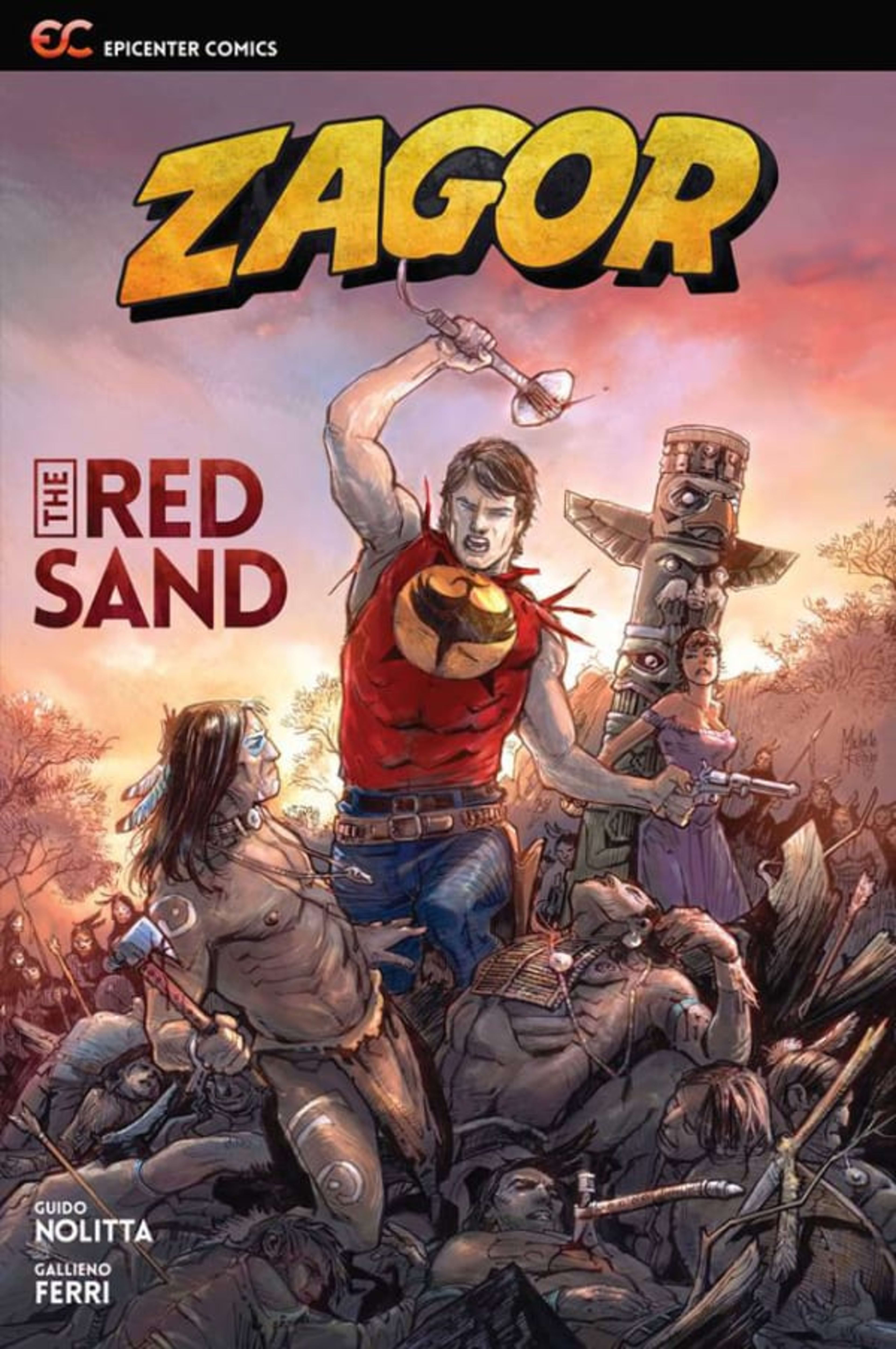 Zagor: The Red Sand cover — © Epicenter Comics