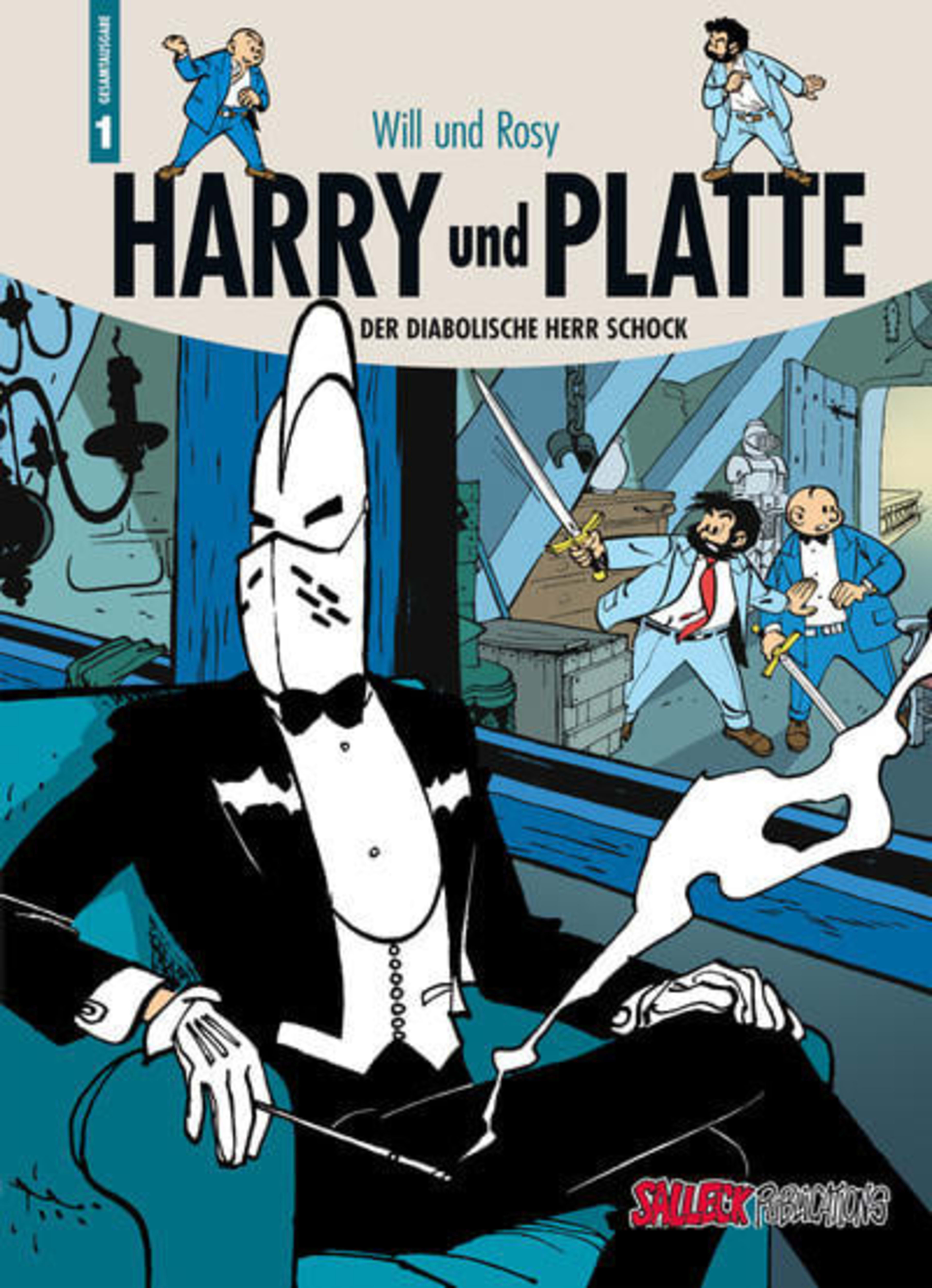 Harry und Platte Gesamtausgabe cover — © Salleck Publications