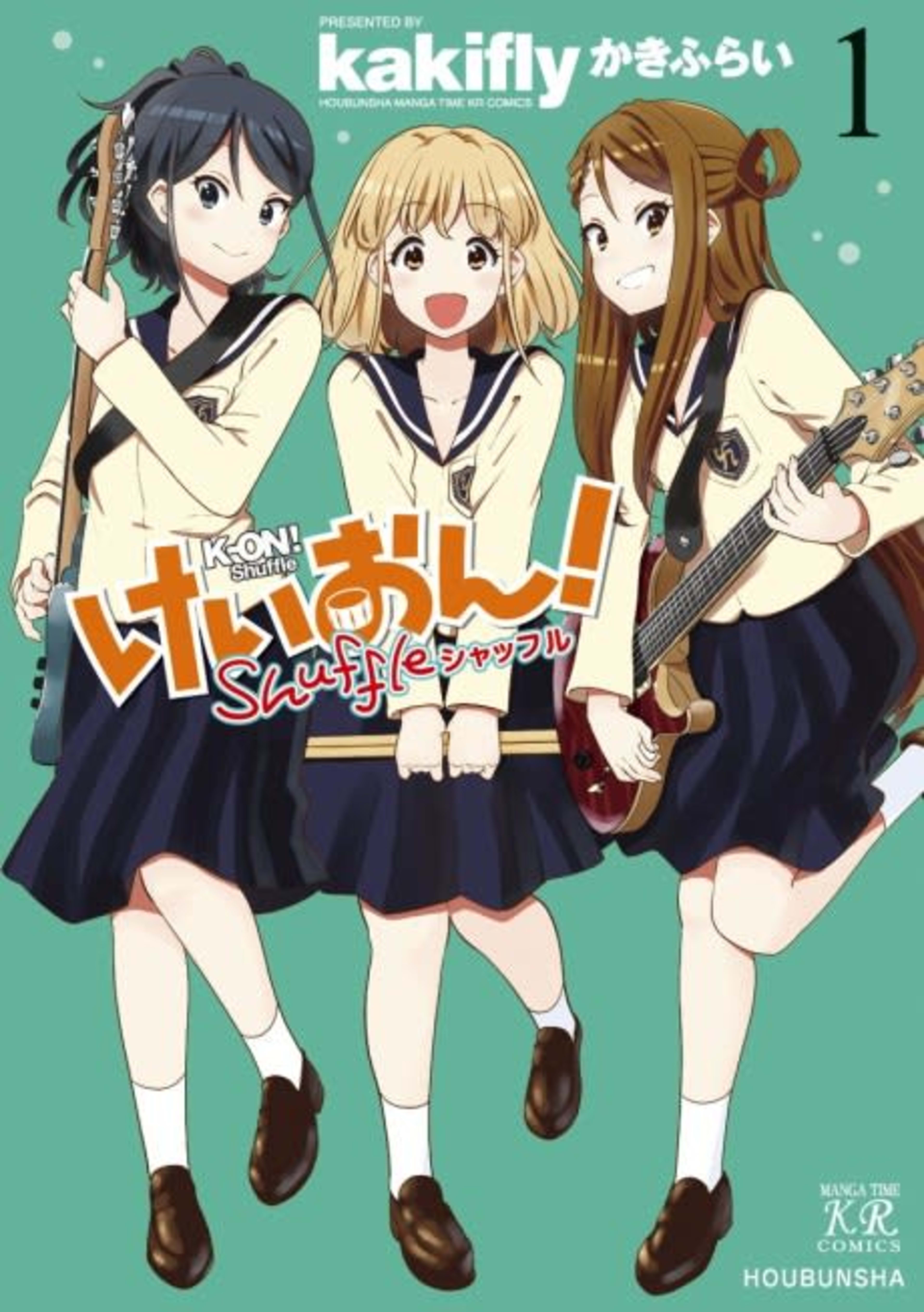 K-ON! Shuffle cover — © Yen Press