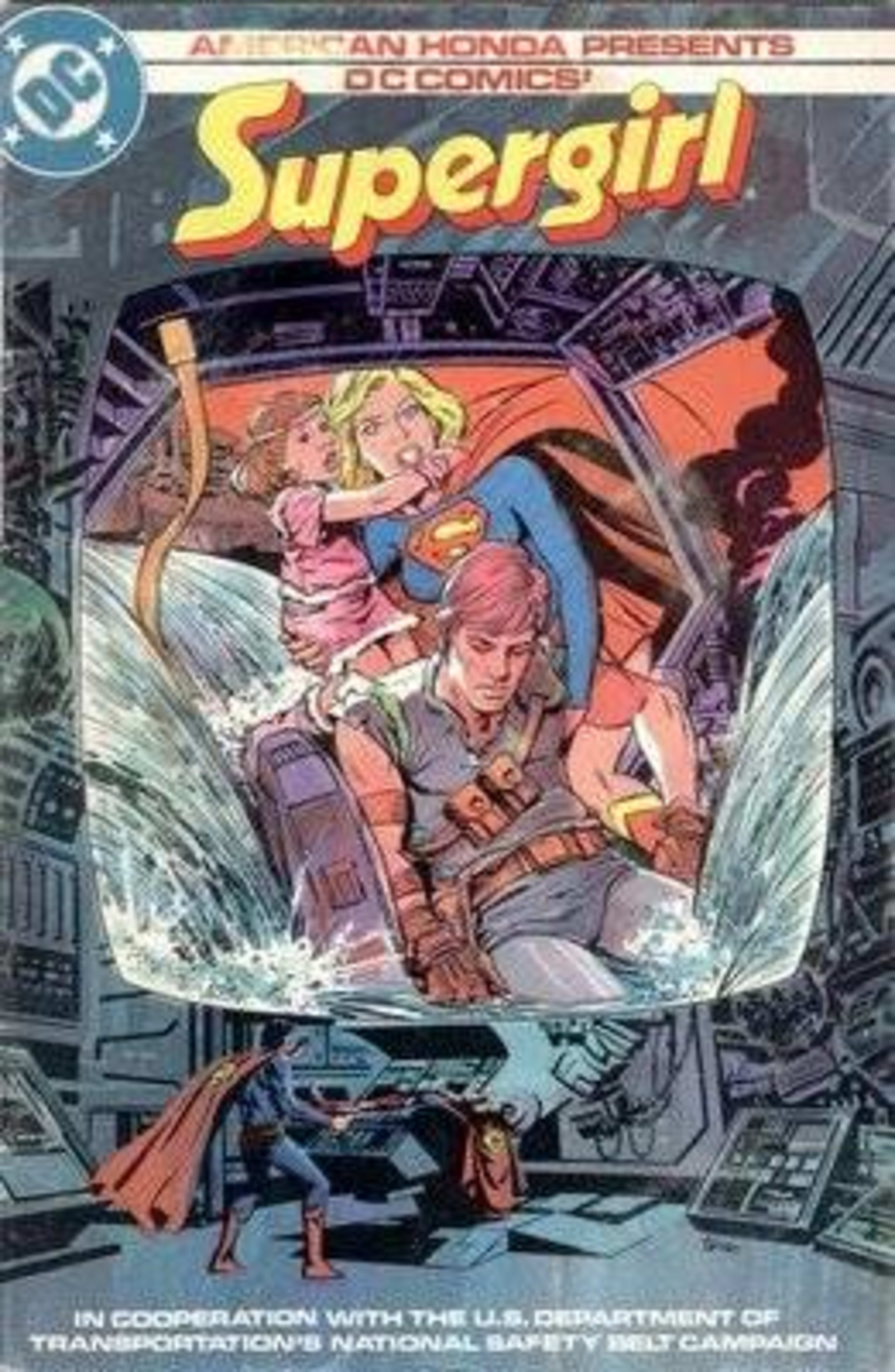 American Honda Presents DC Comics' Supergirl cover — © DC Comics