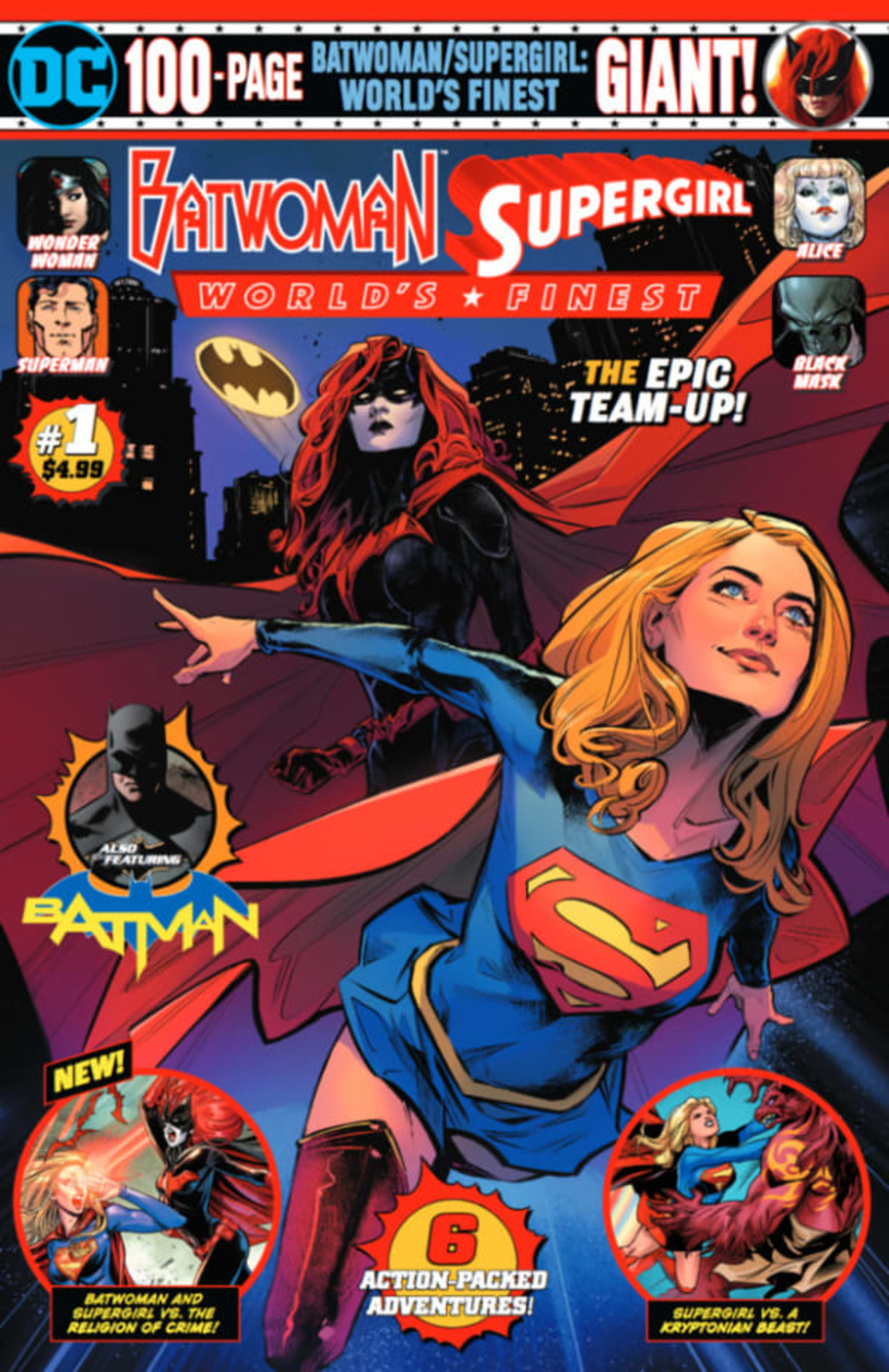 Batwoman/Supergirl: World's Finest Giant cover — © DC Comics