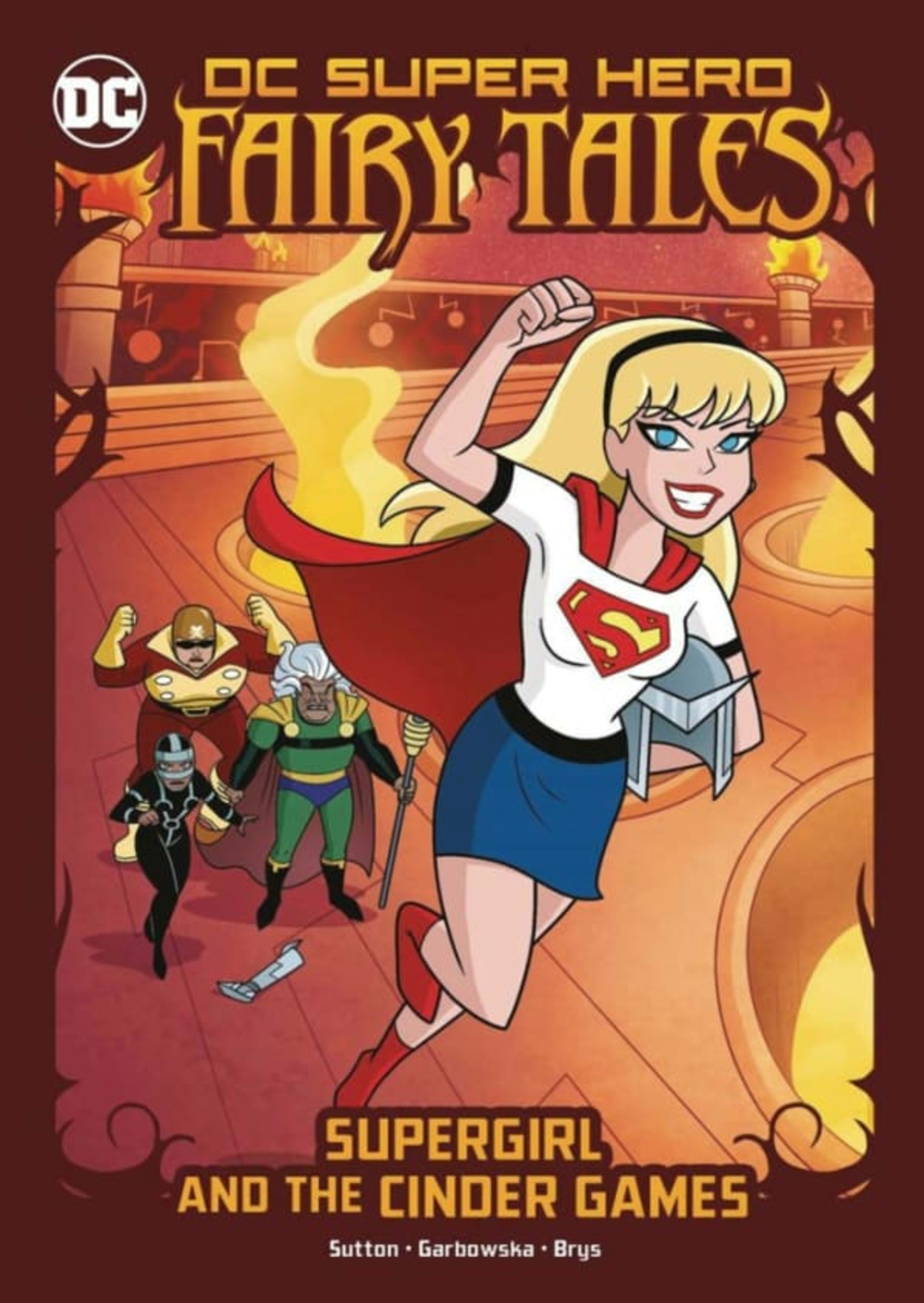 DC Super Hero Fairy Tales: Supergirl and the Cinder Games cover — © Stone Arch Books