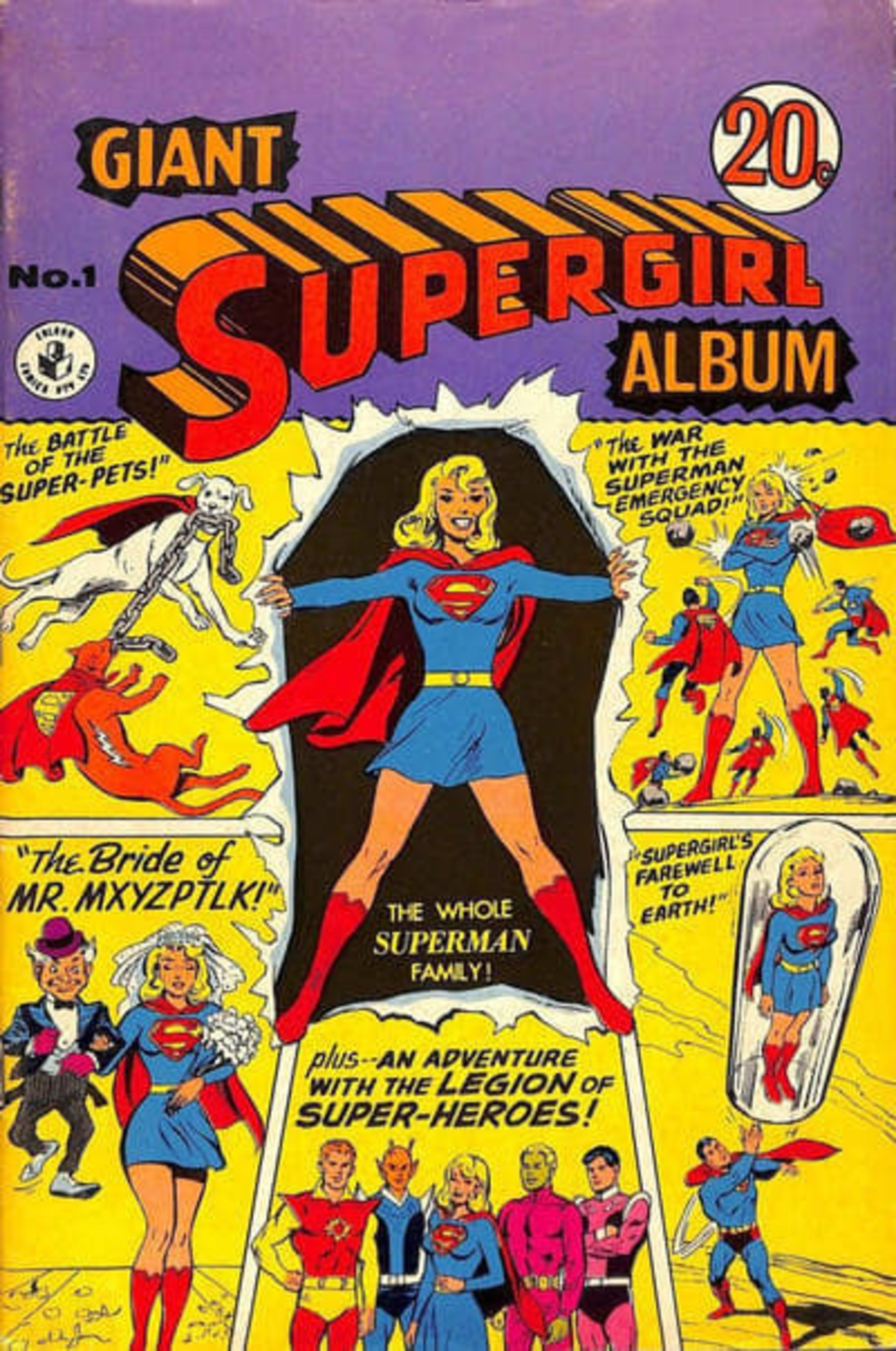 Giant Supergirl Album cover — © Murray Comics