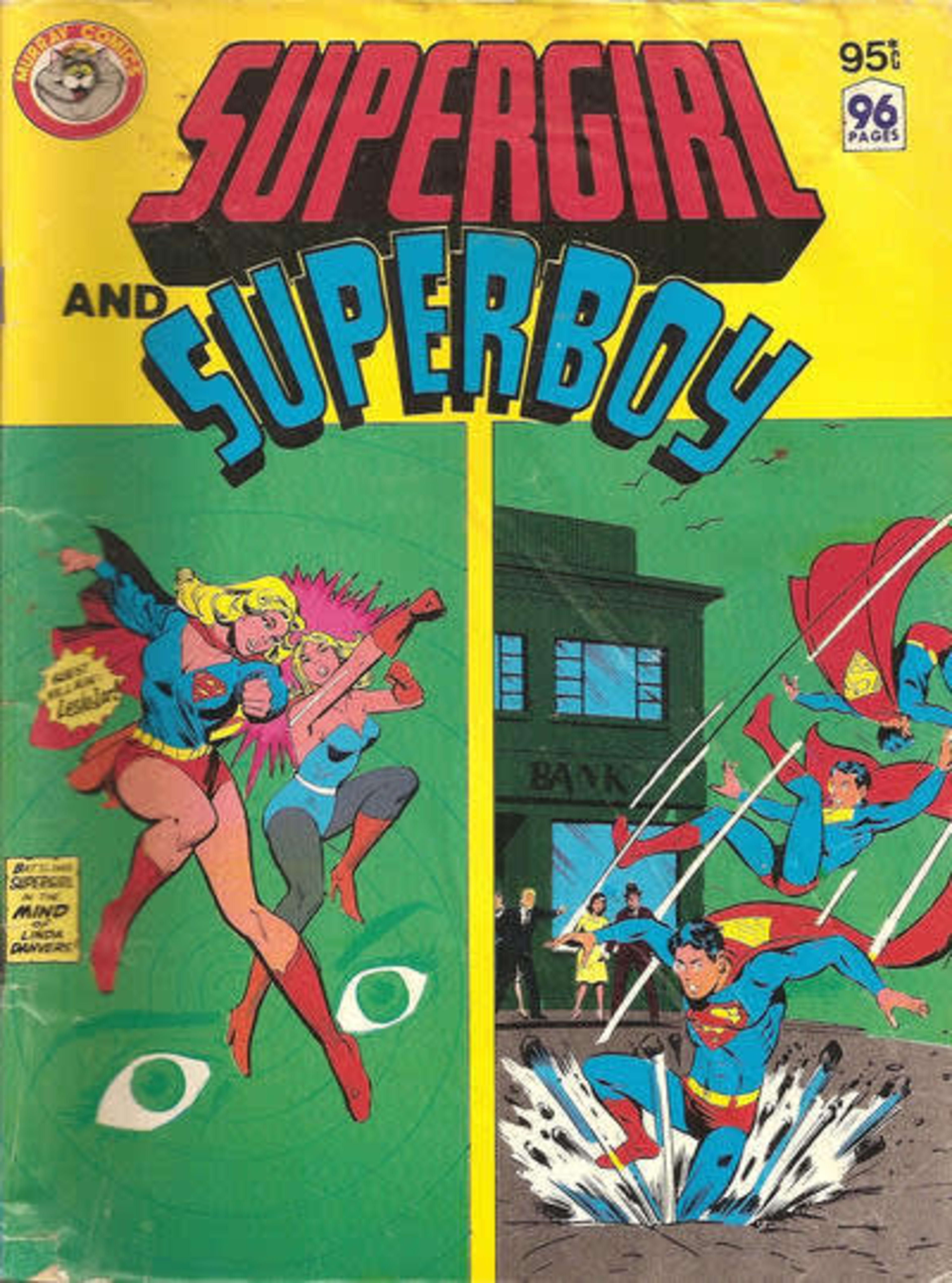 Supergirl and Superboy cover — © Murray Comics