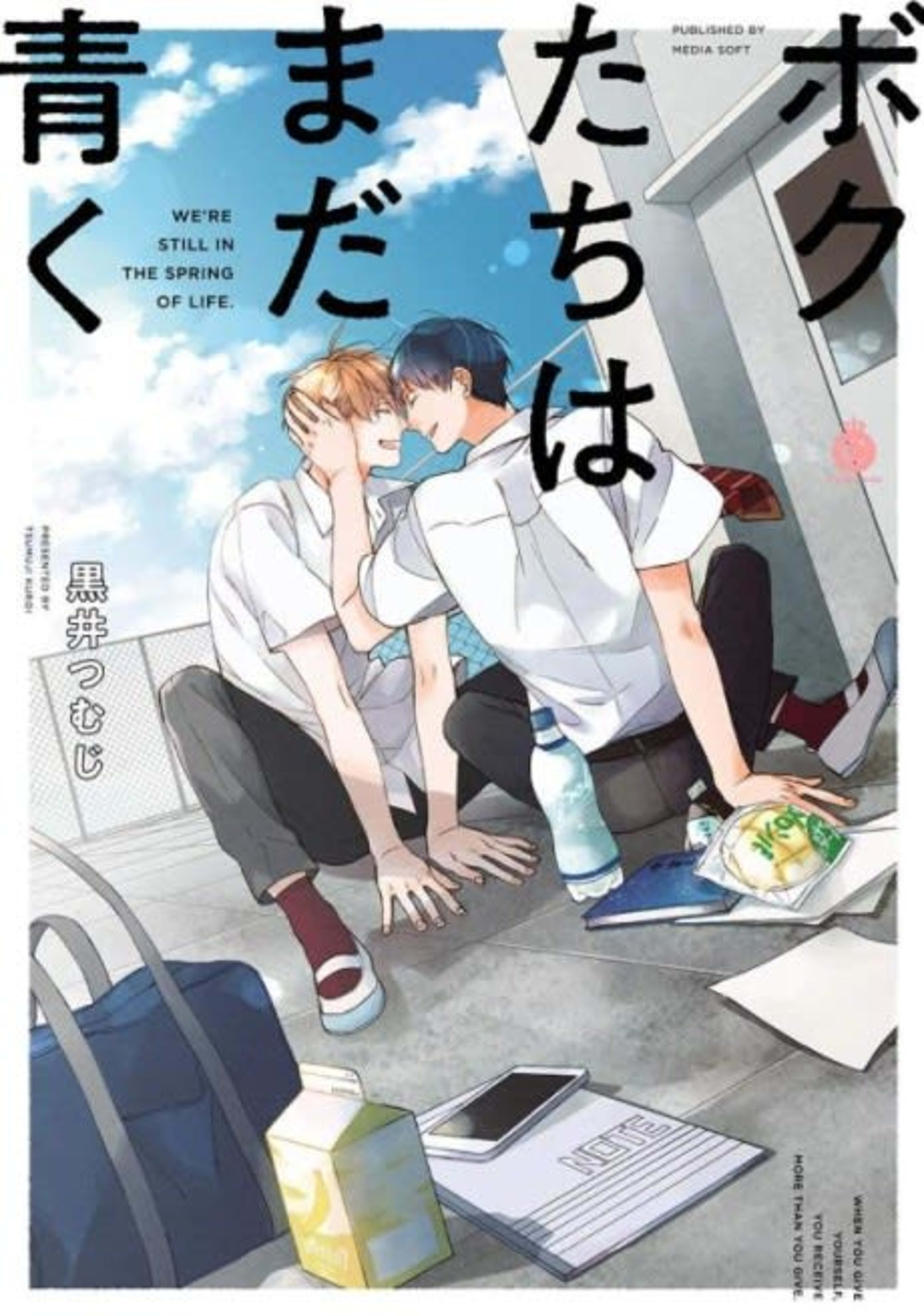 Bokutachi wa Mada Aoku cover — © Viz Media