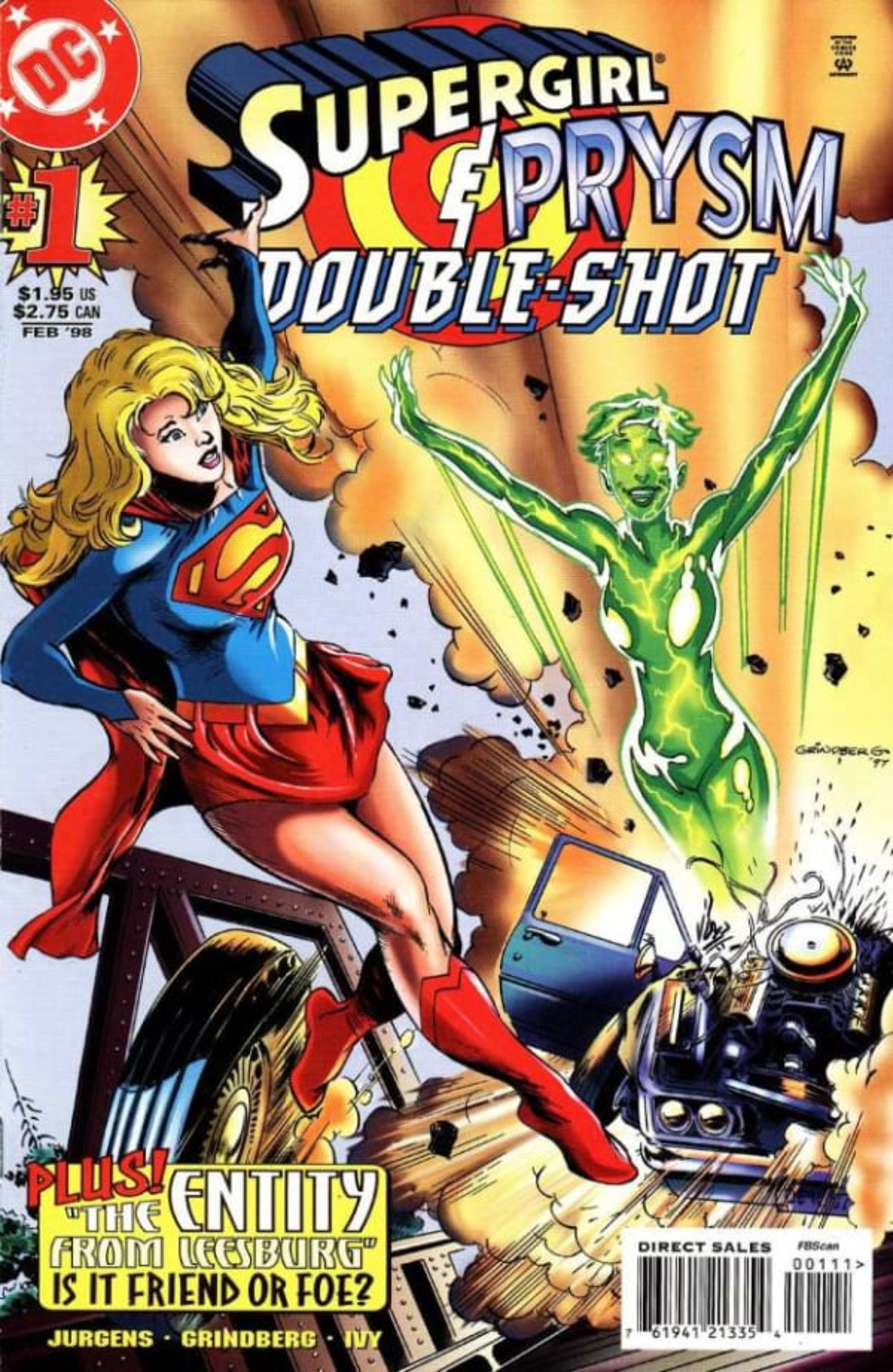 Supergirl/Prysm Double-Shot cover — © DC Comics