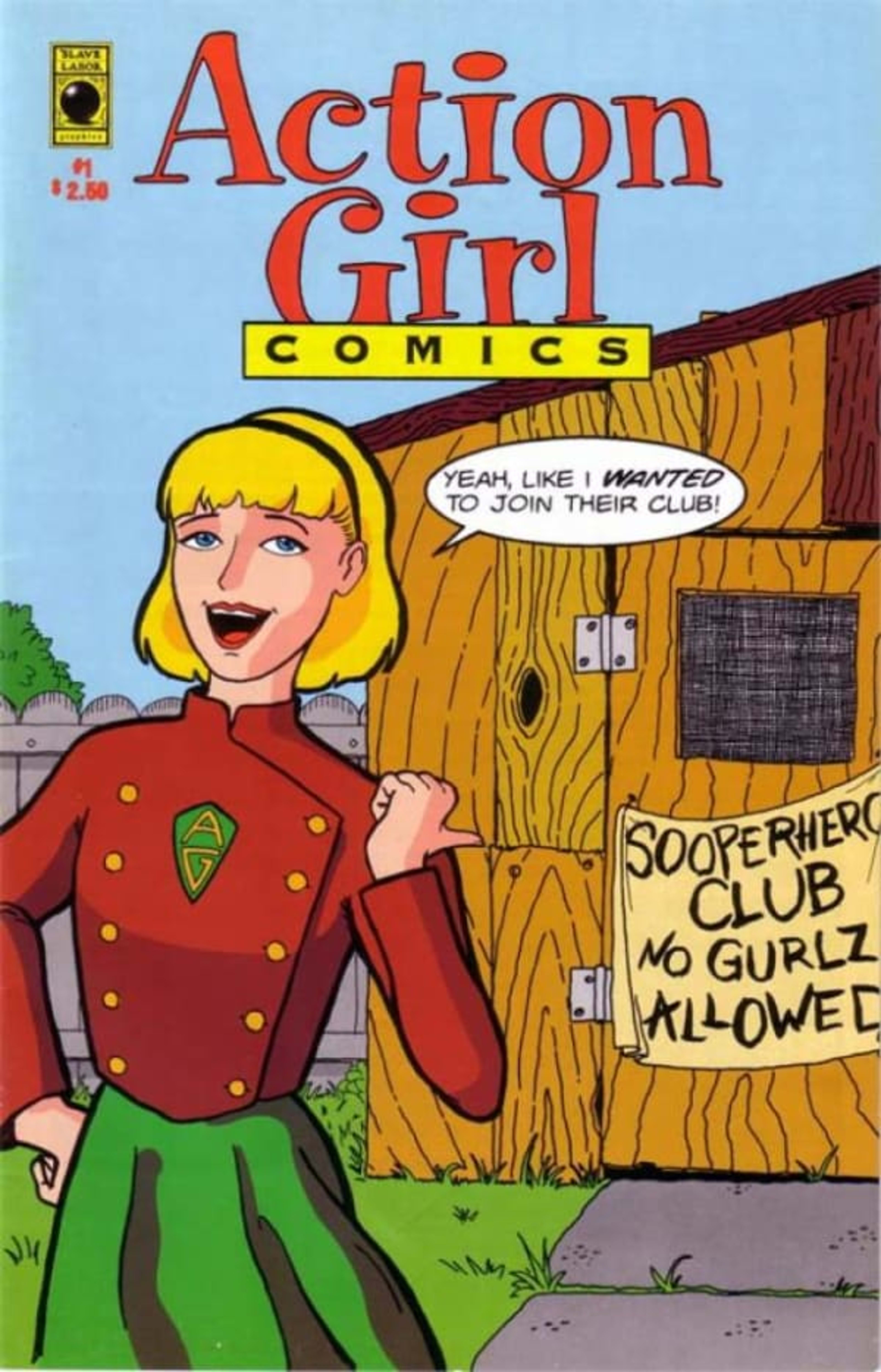 Action Girl Comics cover — © SLG Publishing