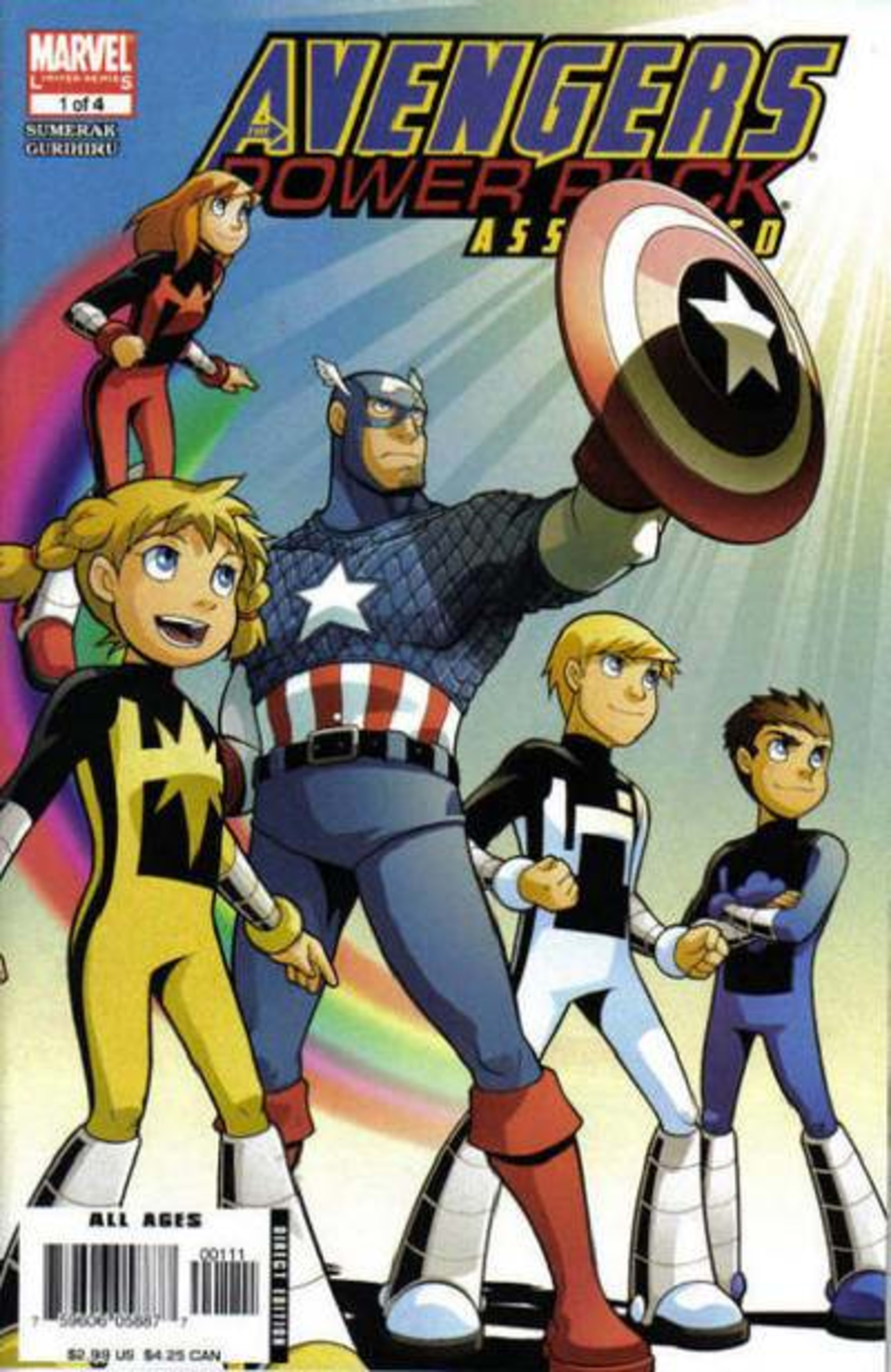 Avengers and Power Pack Assemble! cover — © Marvel