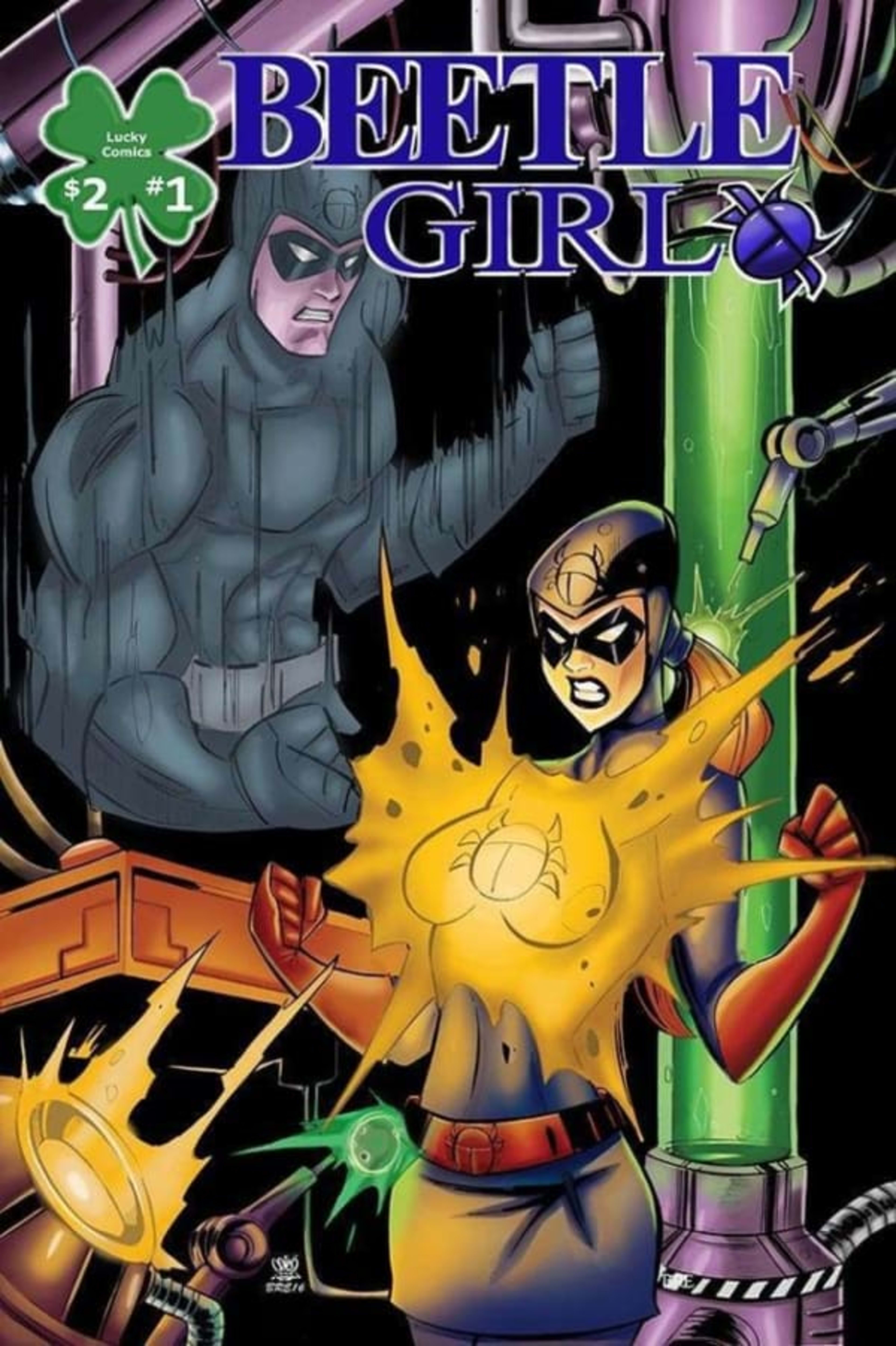 Beetle Girl cover — © Lucky Comics