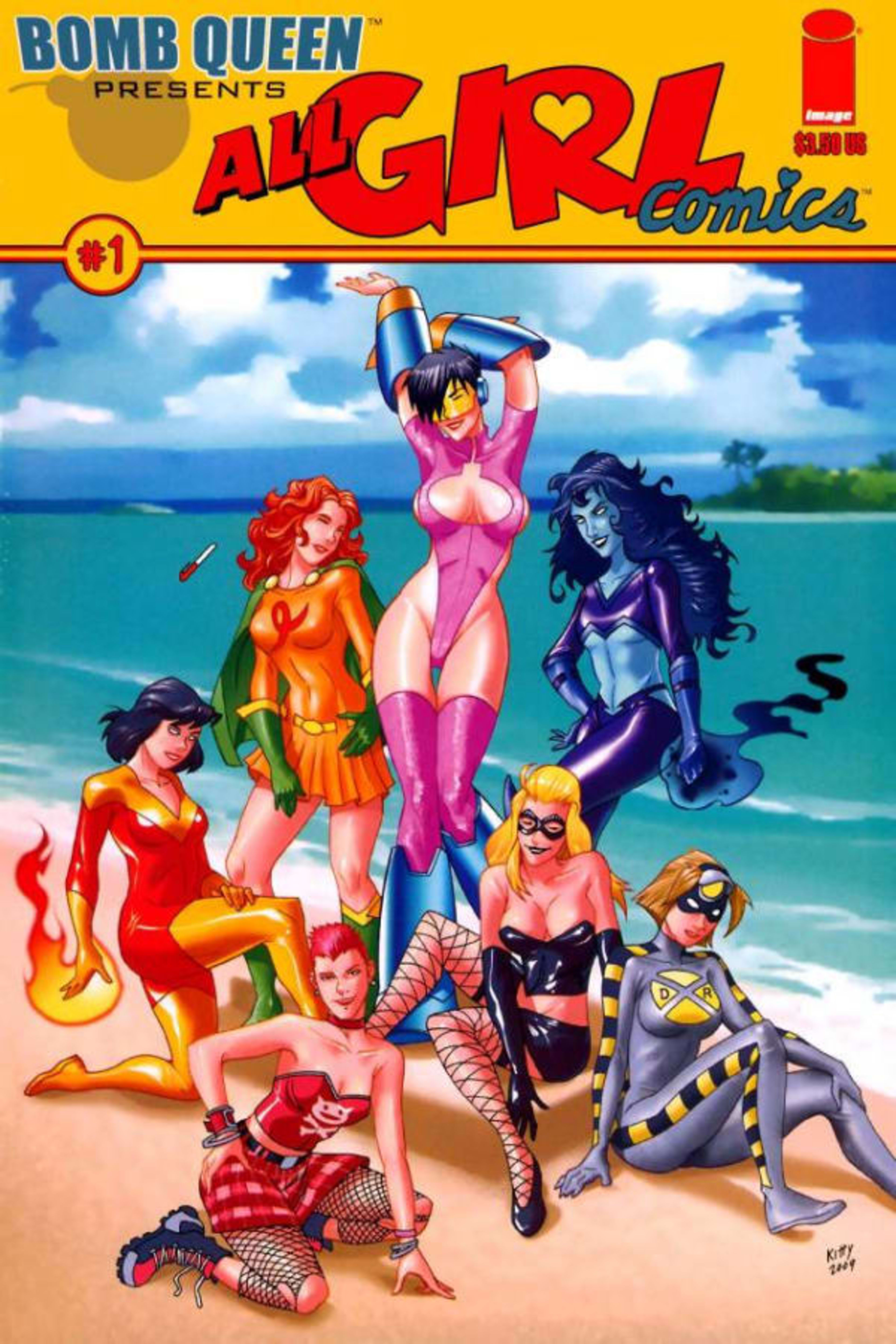 Bomb Queen Presents: All-Girl Comics cover — © Image