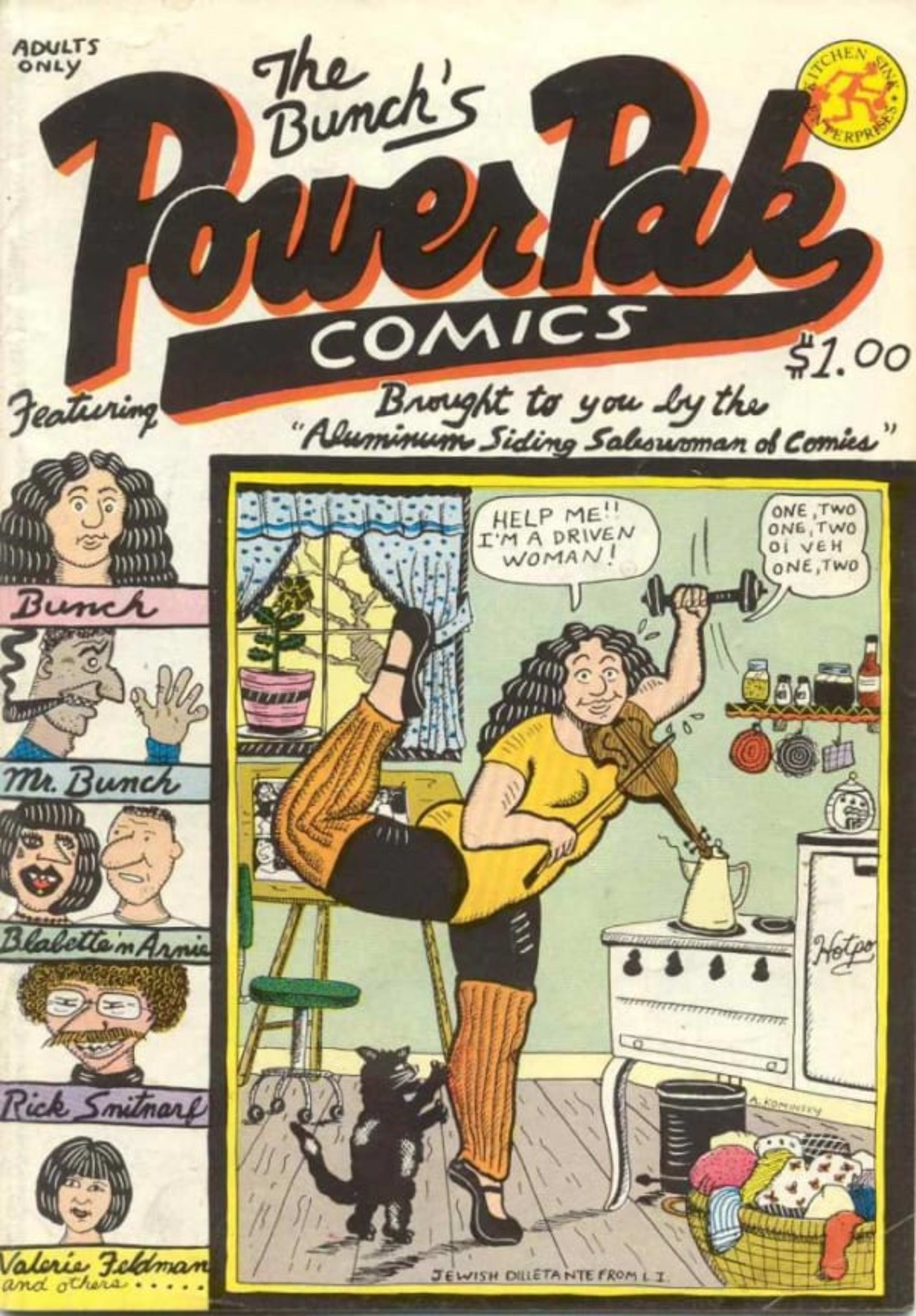 Bunch's Power Pak Comics cover — © Kitchen Sink