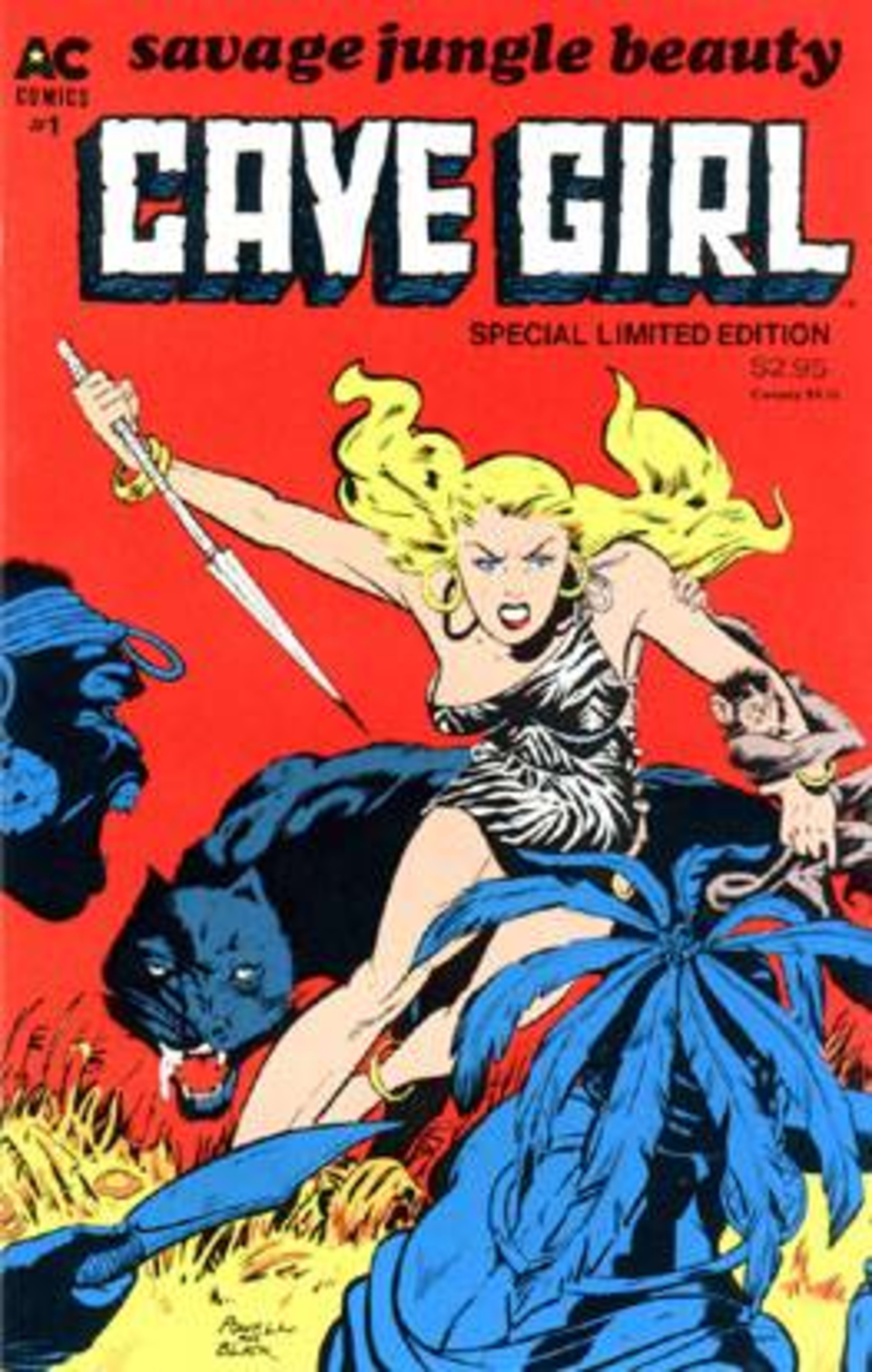 Cave Girl cover — © AC Comics