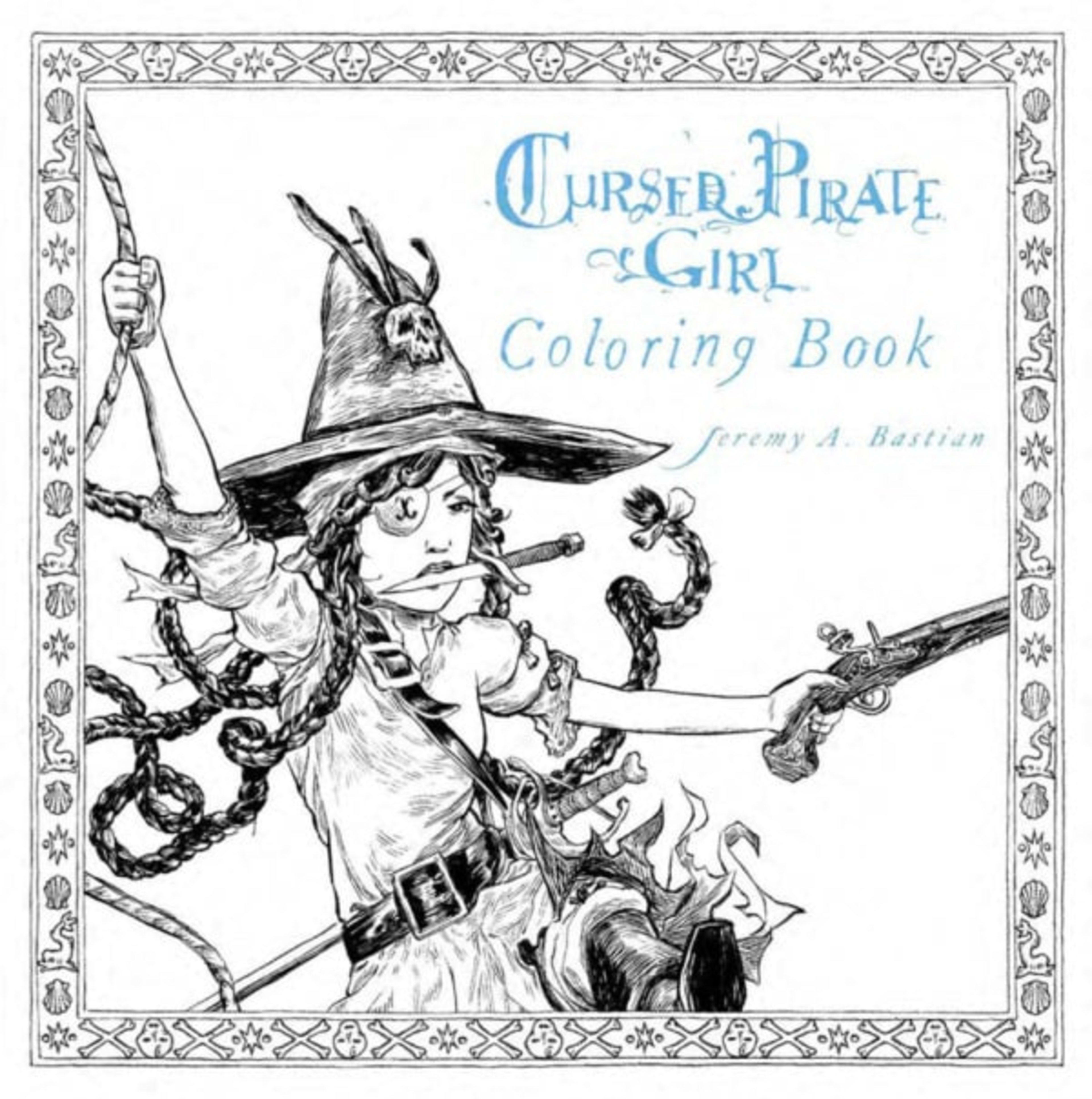 Cursed Pirate Girl Coloring Book cover — © Boom! Studios