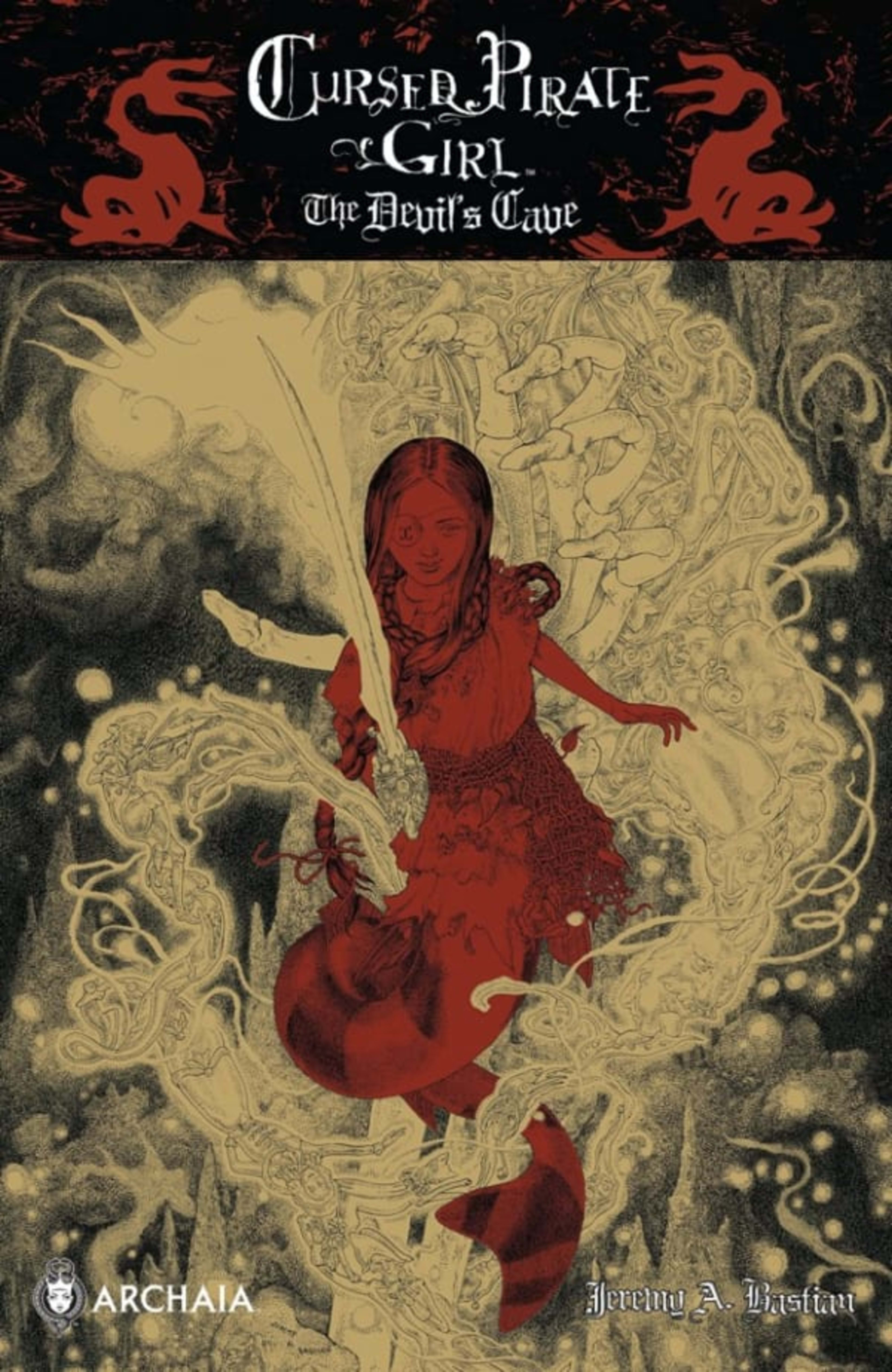 Cursed Pirate Girl: The Devil's Cave cover — © Archaia
