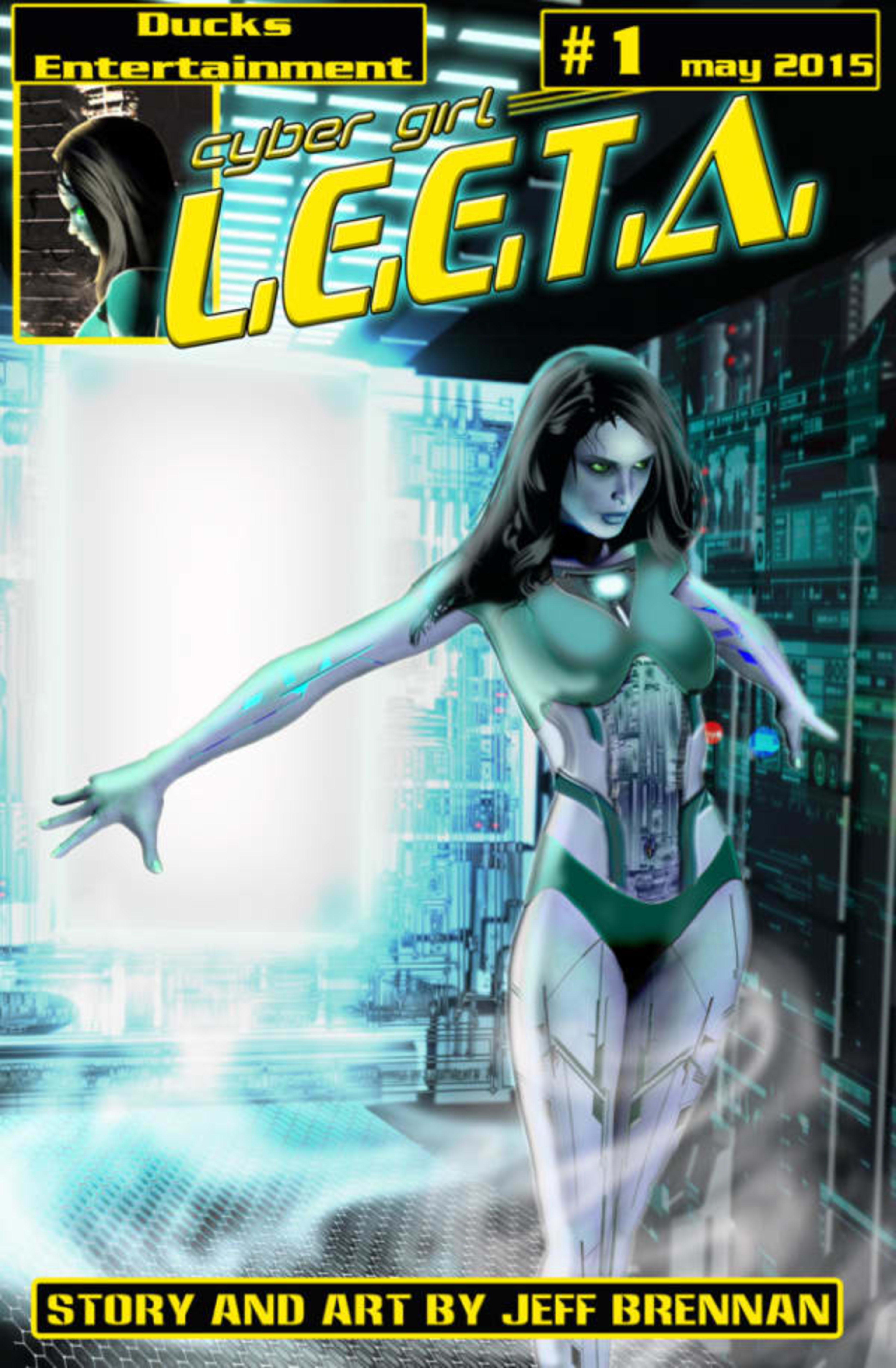 Cyber Girl L.E.E.T.A. cover — © Ducks Entertainment