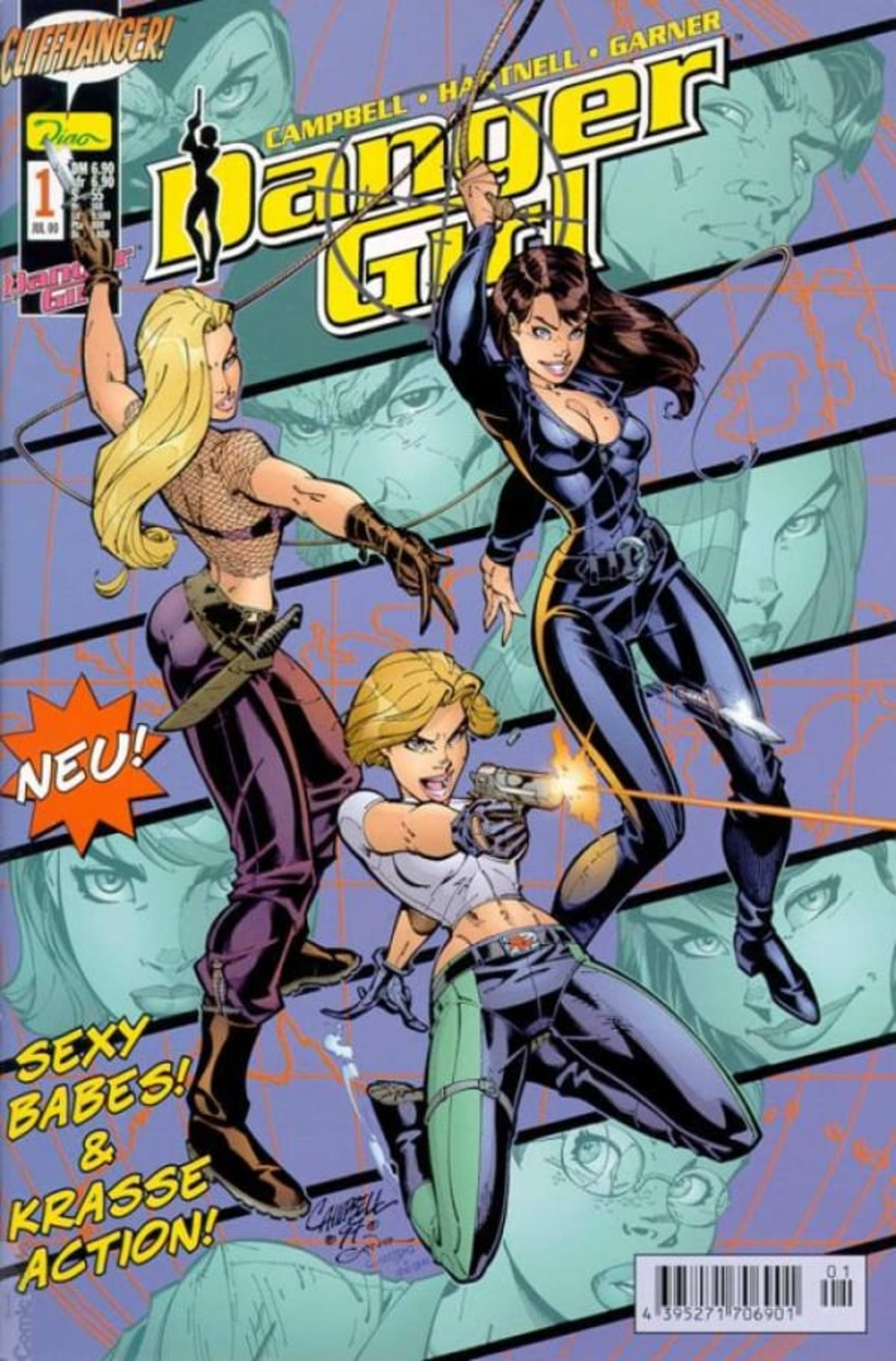 Danger Girl cover — © Dino Comics