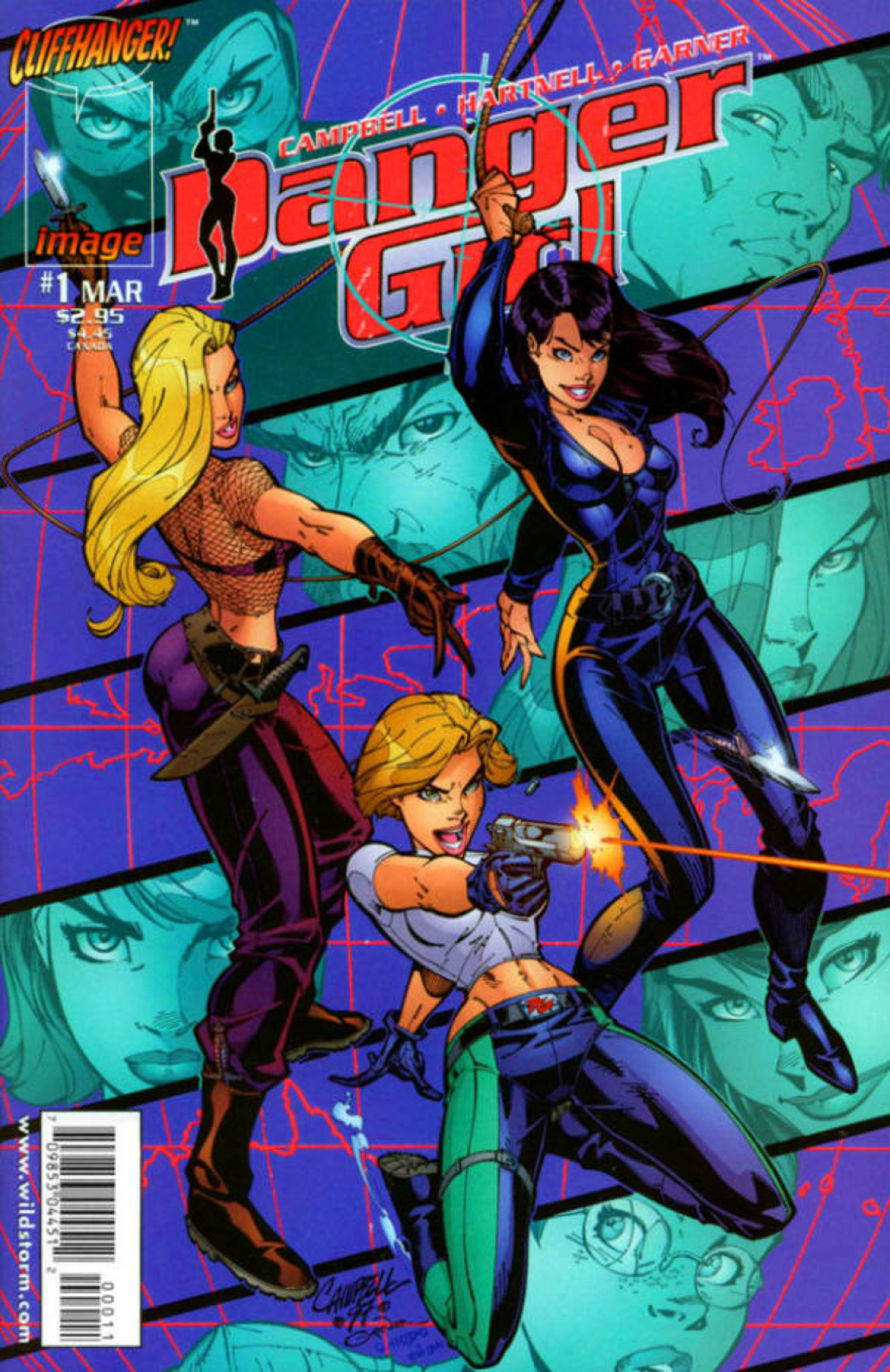 Danger Girl cover — © DC Comics