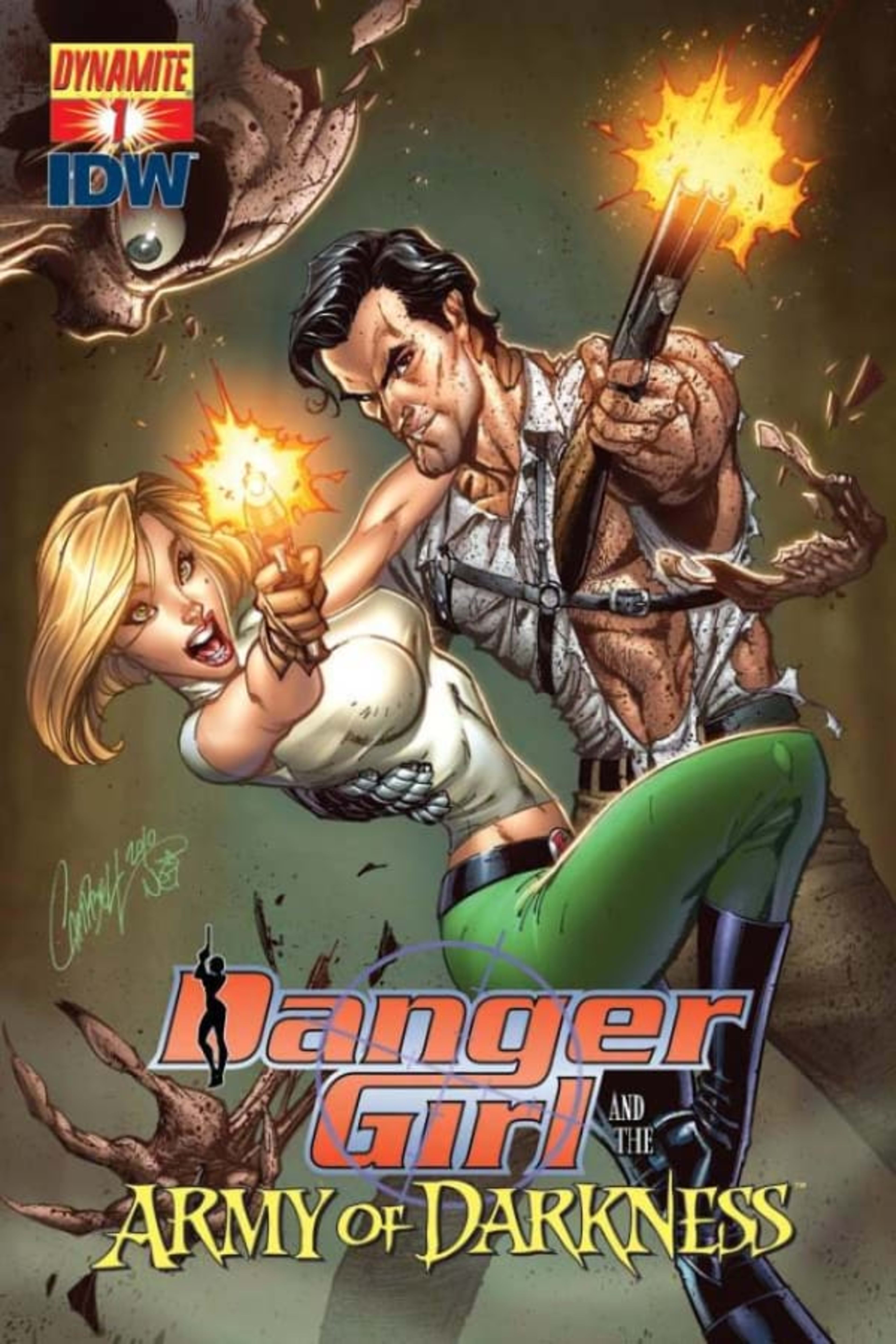 Danger Girl and the Army of Darkness cover — © Dynamite Entertainment