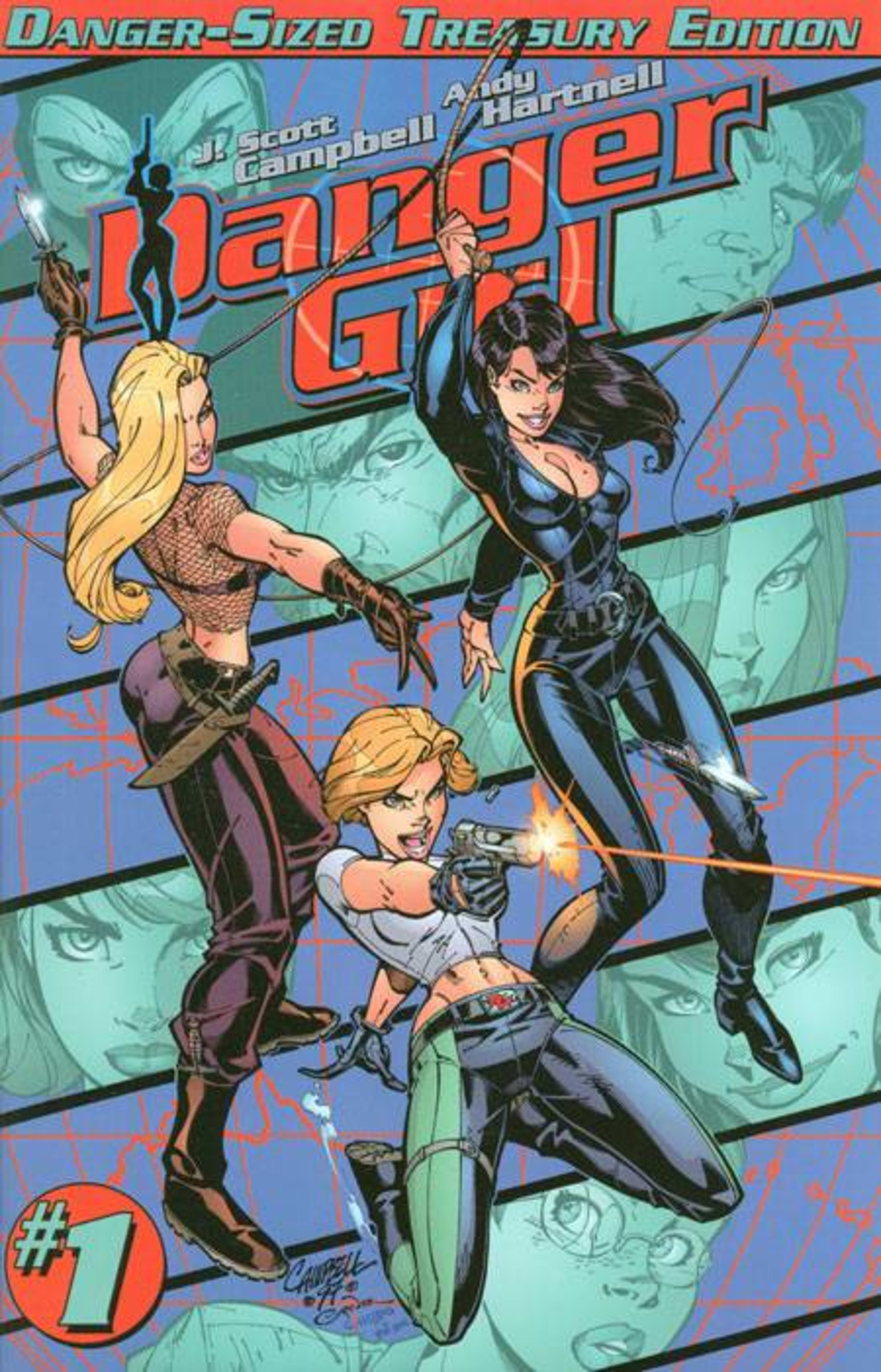 Danger Girl: Danger-Sized Treasury Edition cover — © IDW Publishing