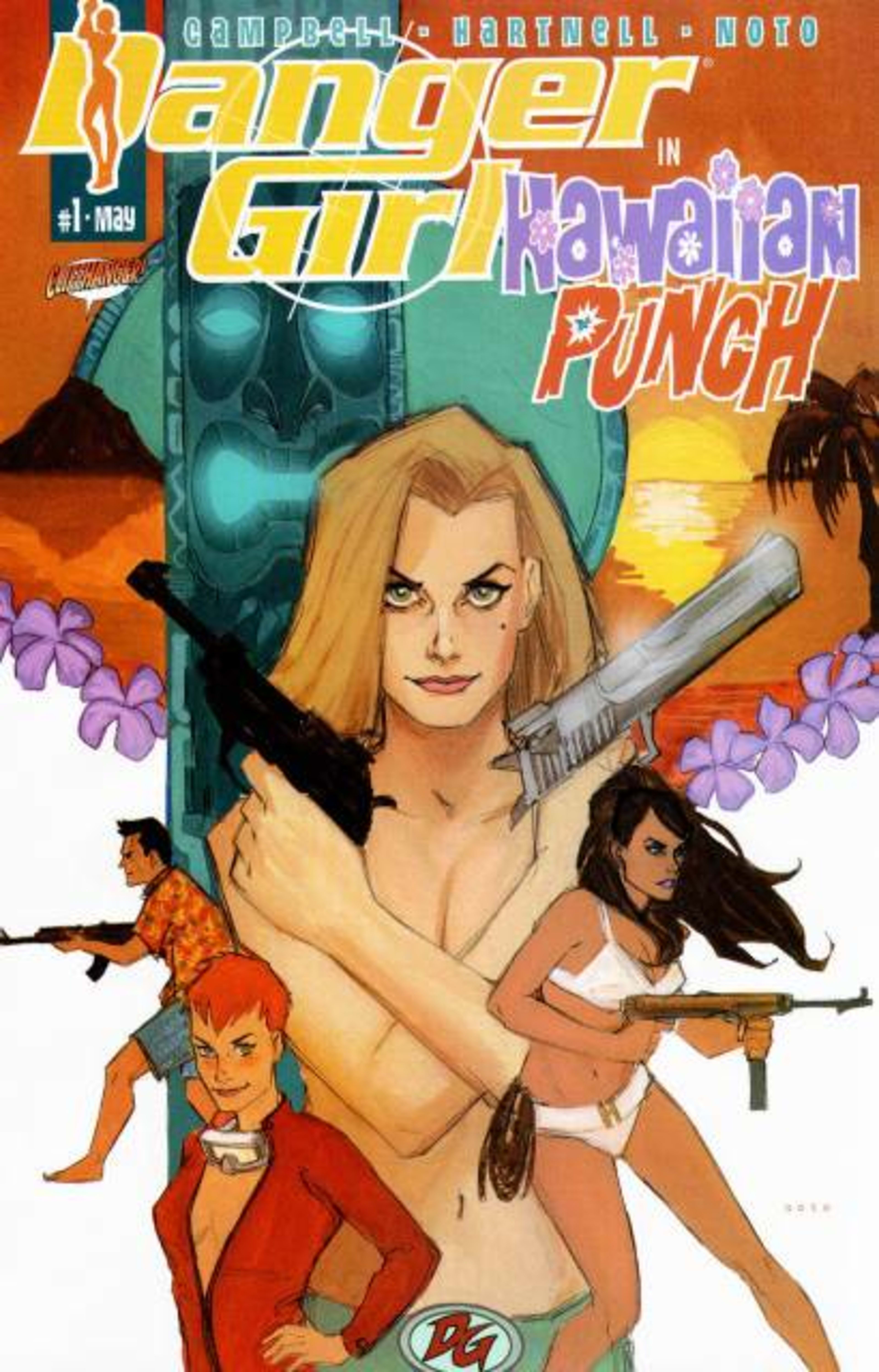 Danger Girl: Hawaiian Punch cover — © DC Comics