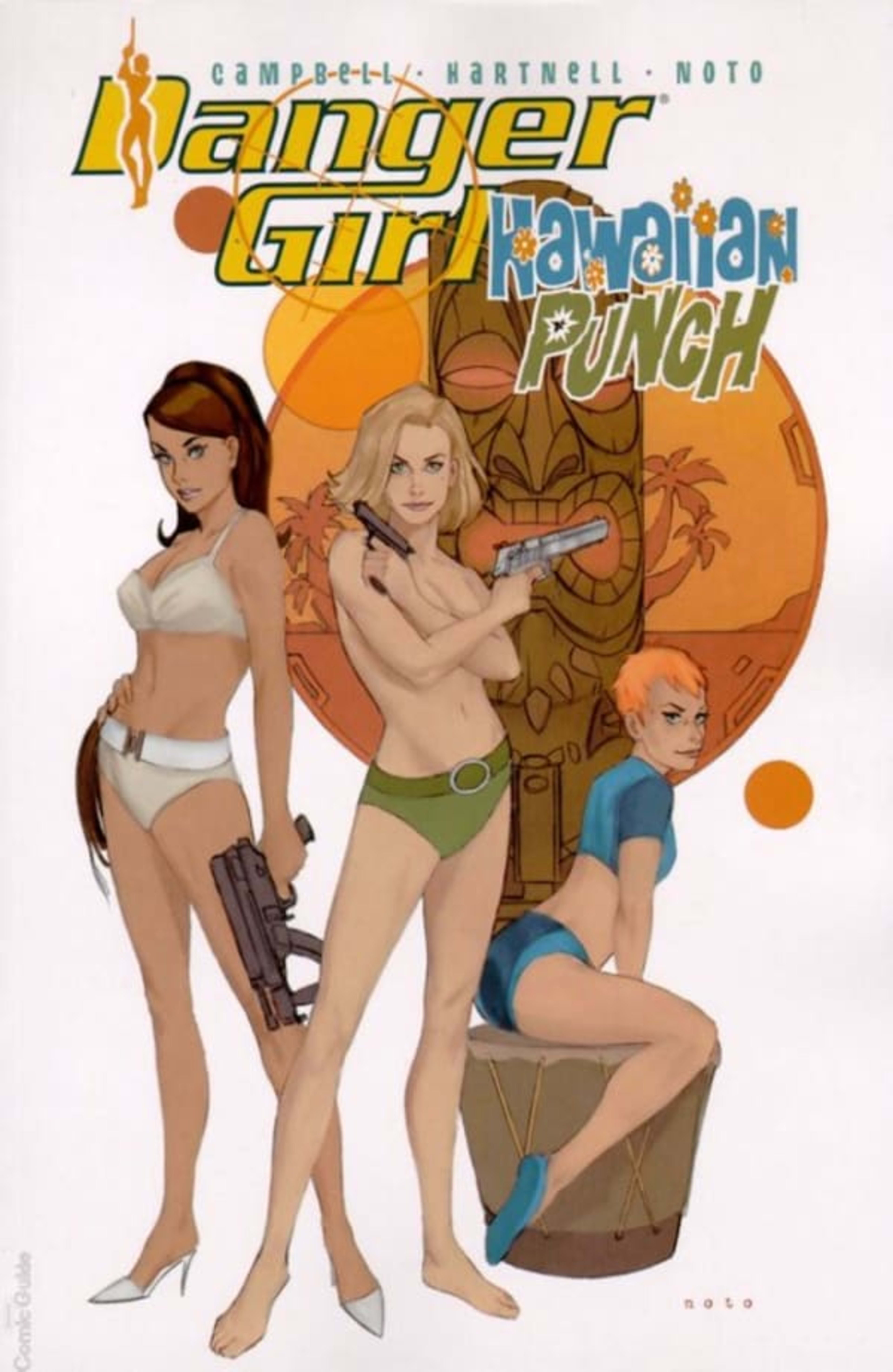Danger Girl: Hawaiian Punch cover — © Dino Comics