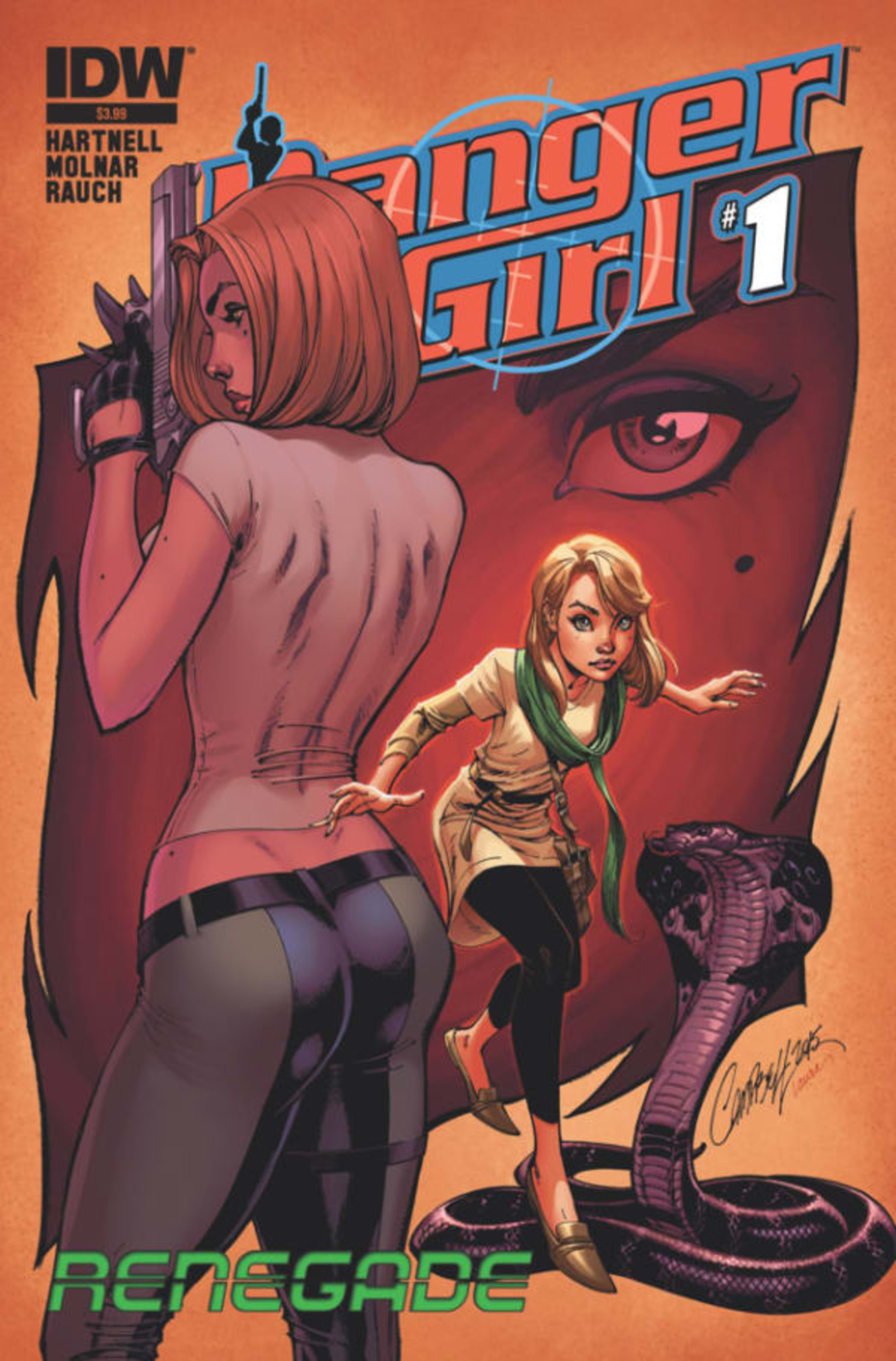 Danger Girl: Renegade cover — © IDW Publishing