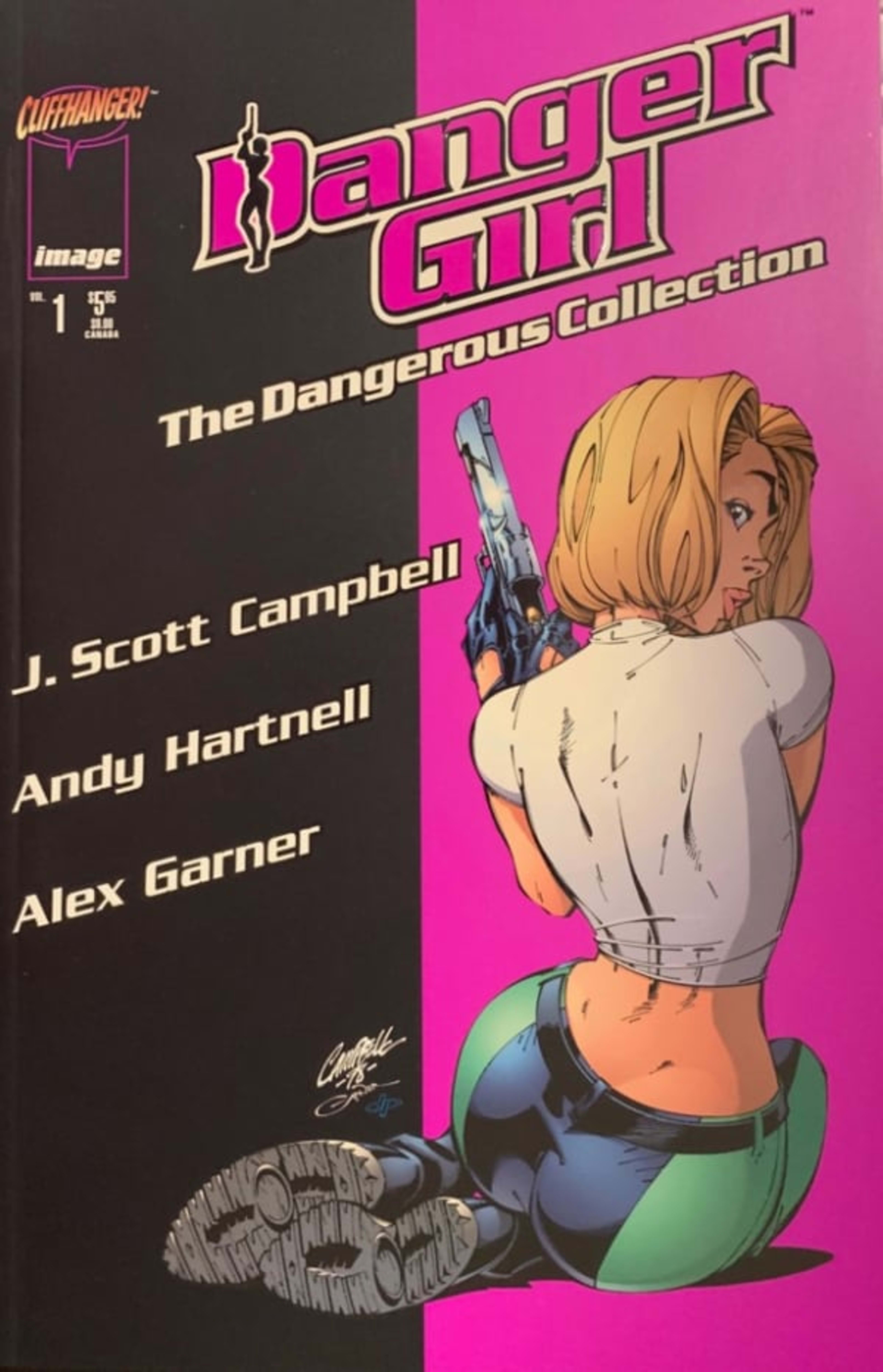 Danger Girl: The Dangerous Collection cover — © DC Comics