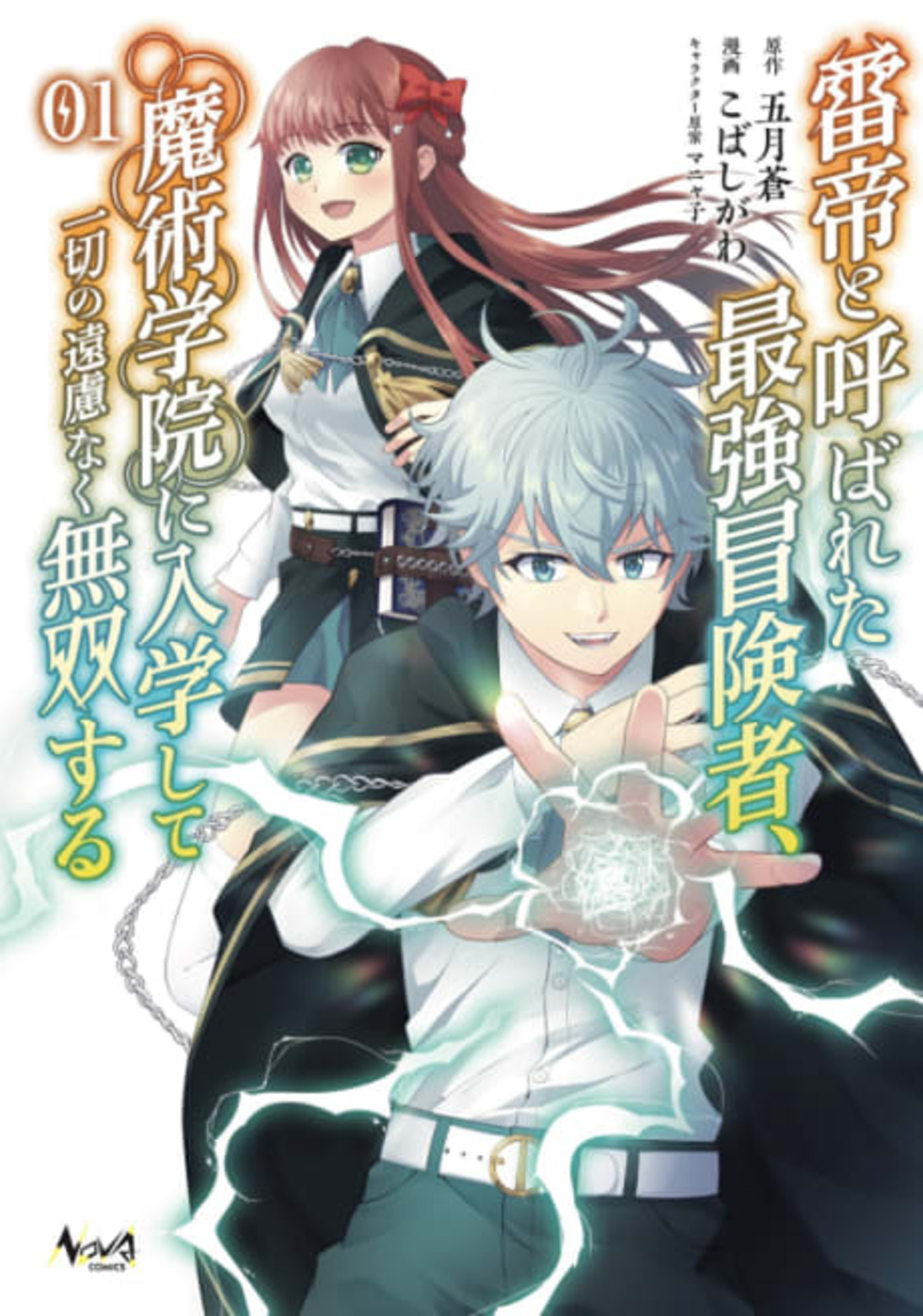 Kaminari Tei to Yobareta Saikyou Boukensha, Majutsu Gakuin ni Nyuugakushite Issai no Enryonaku Musou suru cover — © Viz Media