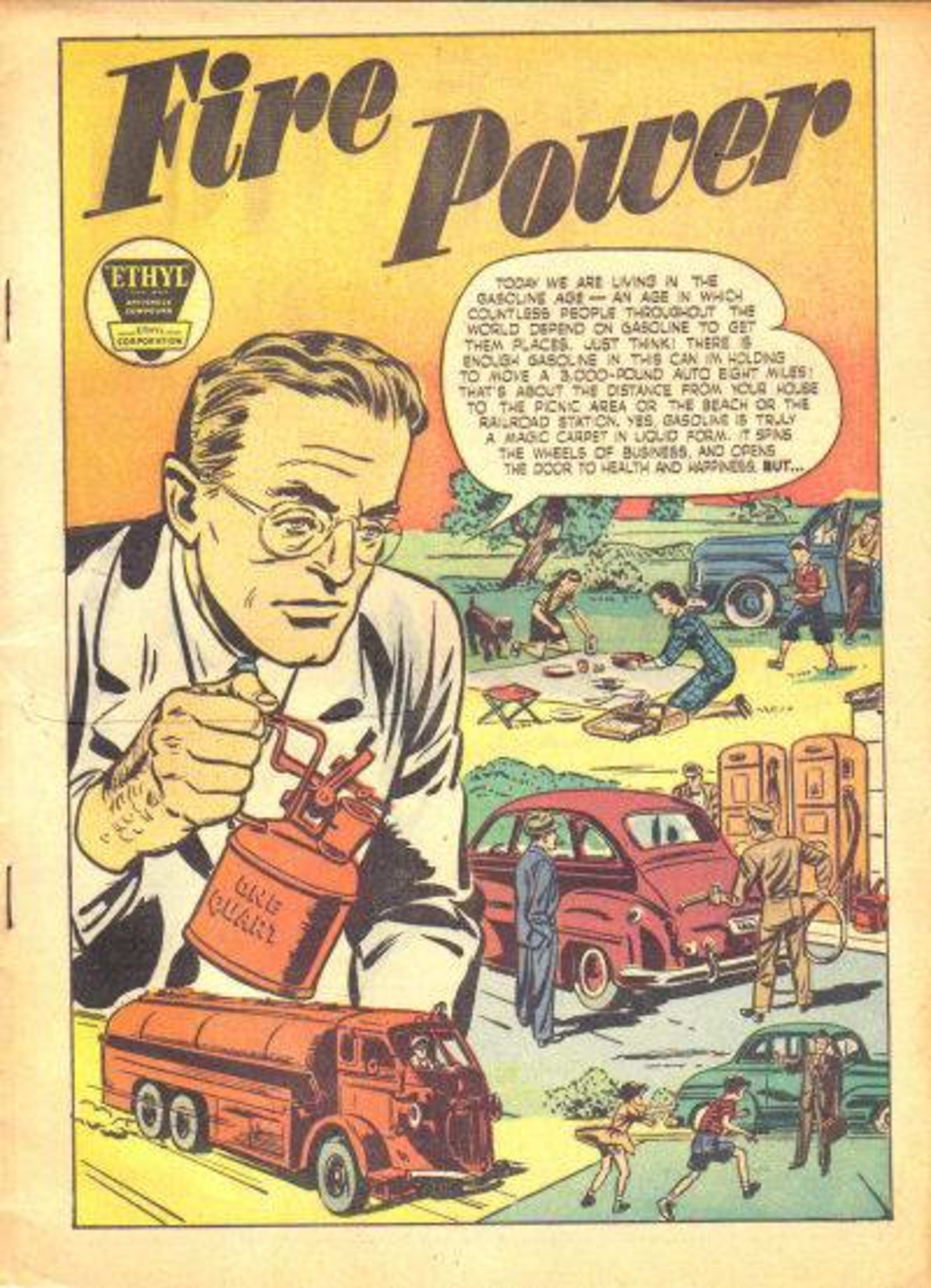 Fire Power cover — © Magazine Enterprises