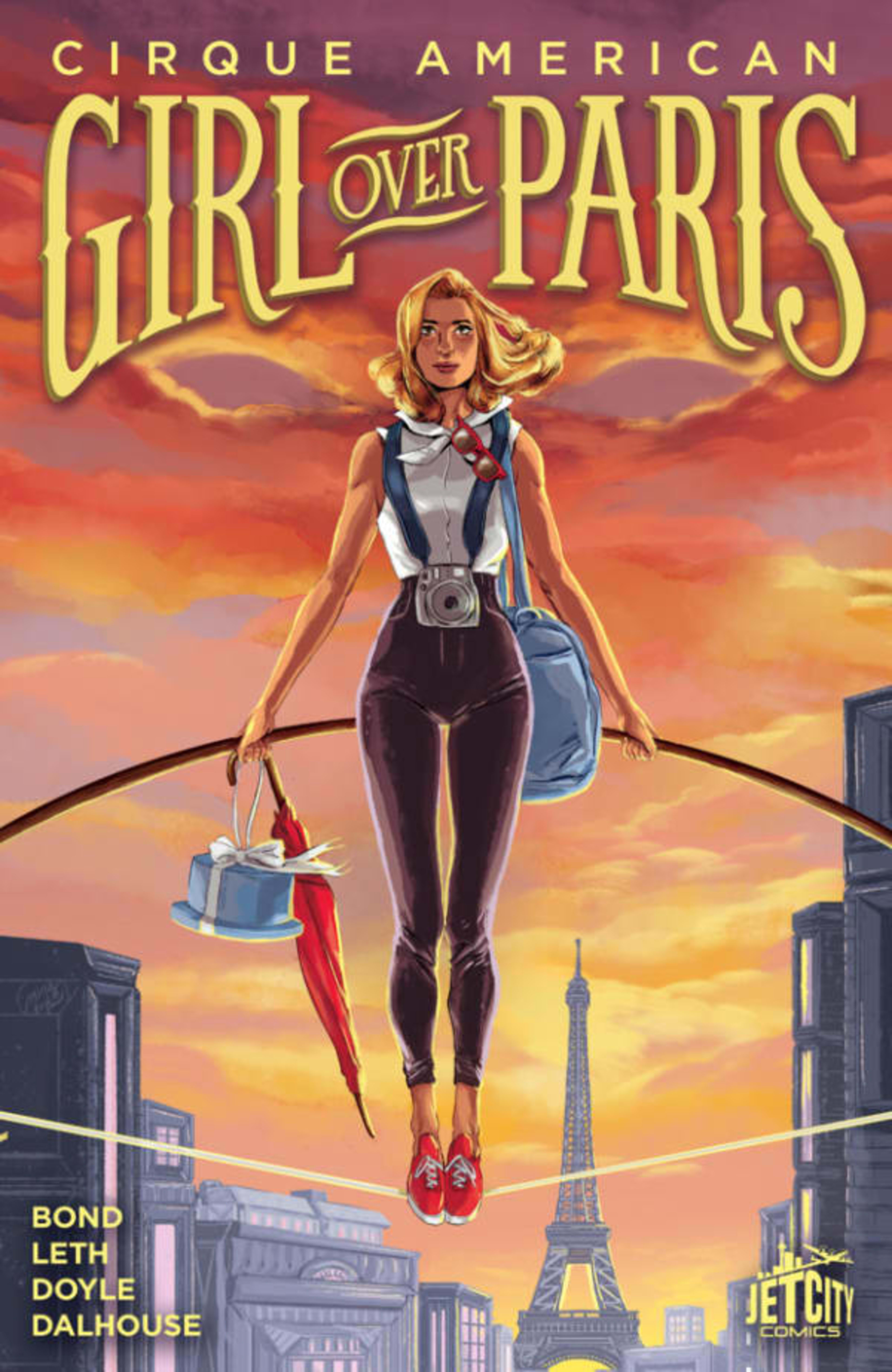 Girl Over Paris: The Graphic Novel cover — © Jet City Comics